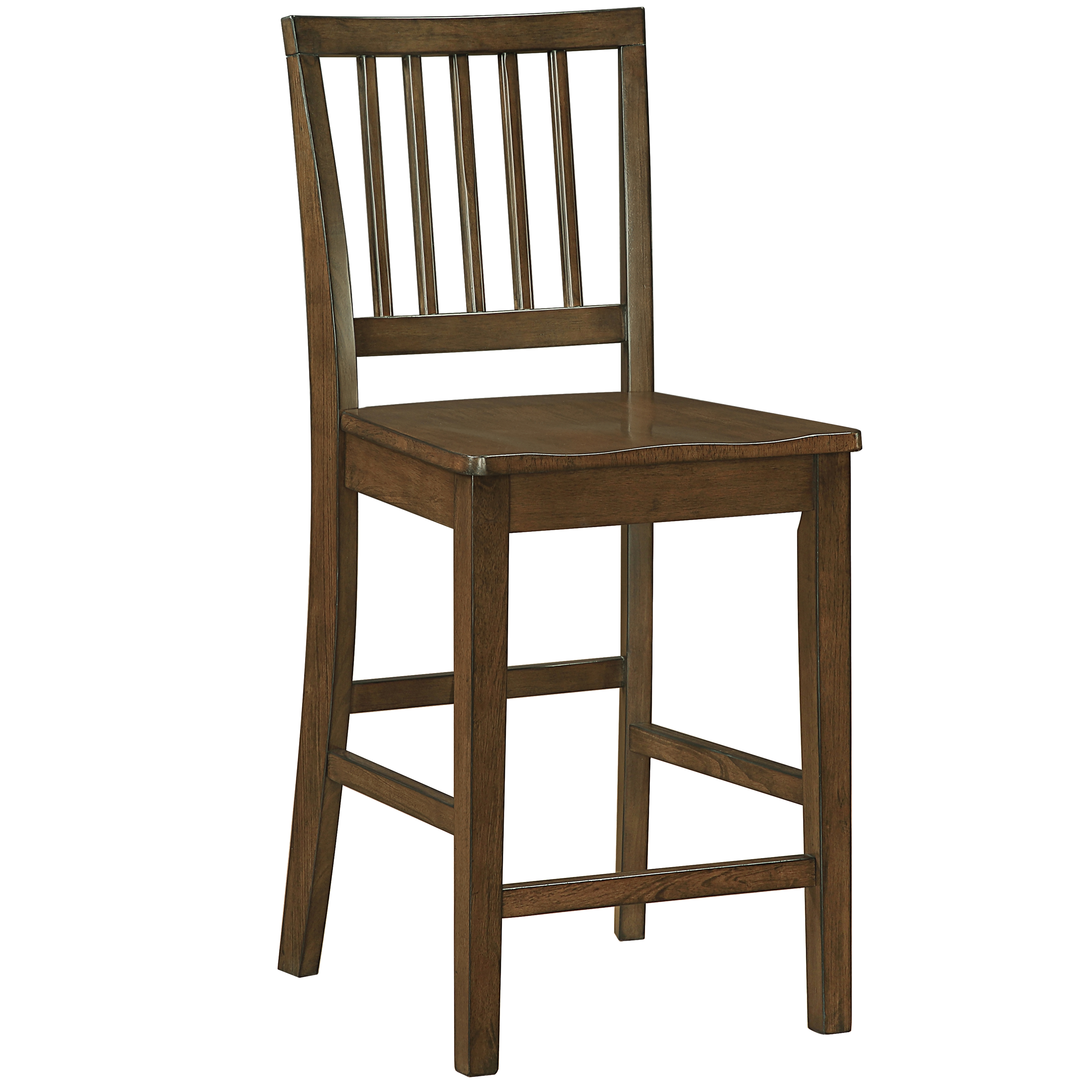 Slat-Back Counter Chair