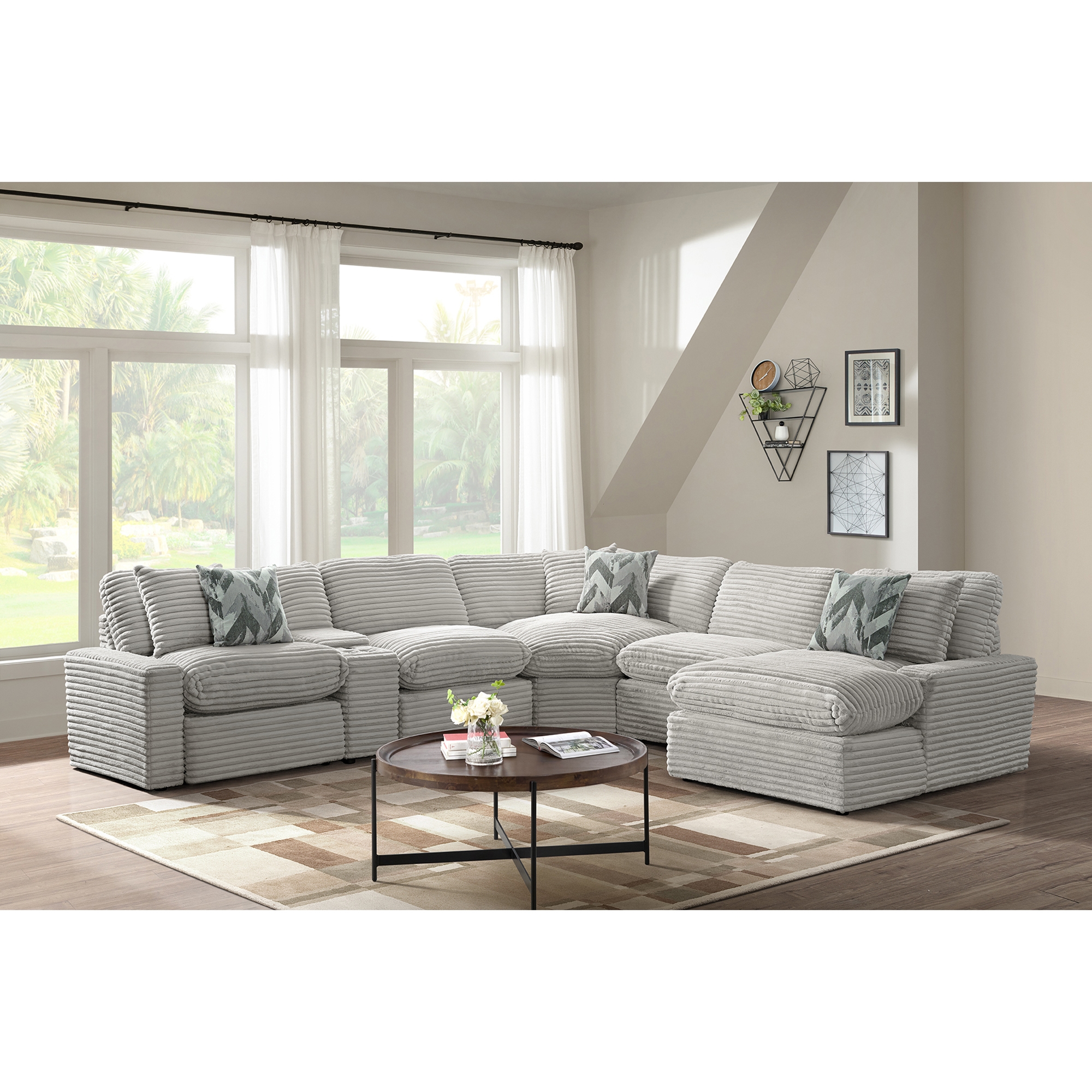 Sectional Power Motion Armless Chair