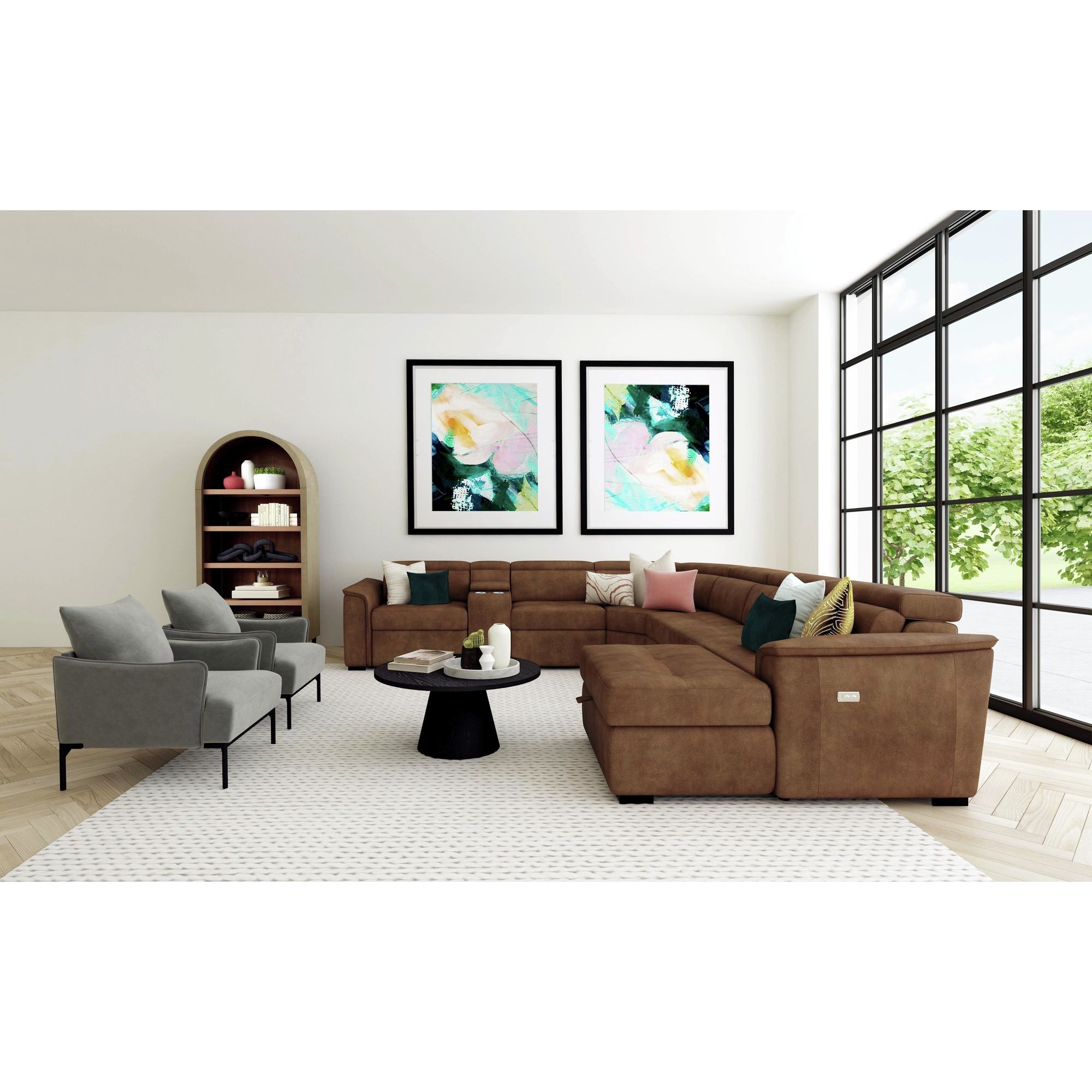 Sectional Lhf Power Motion Loveseat