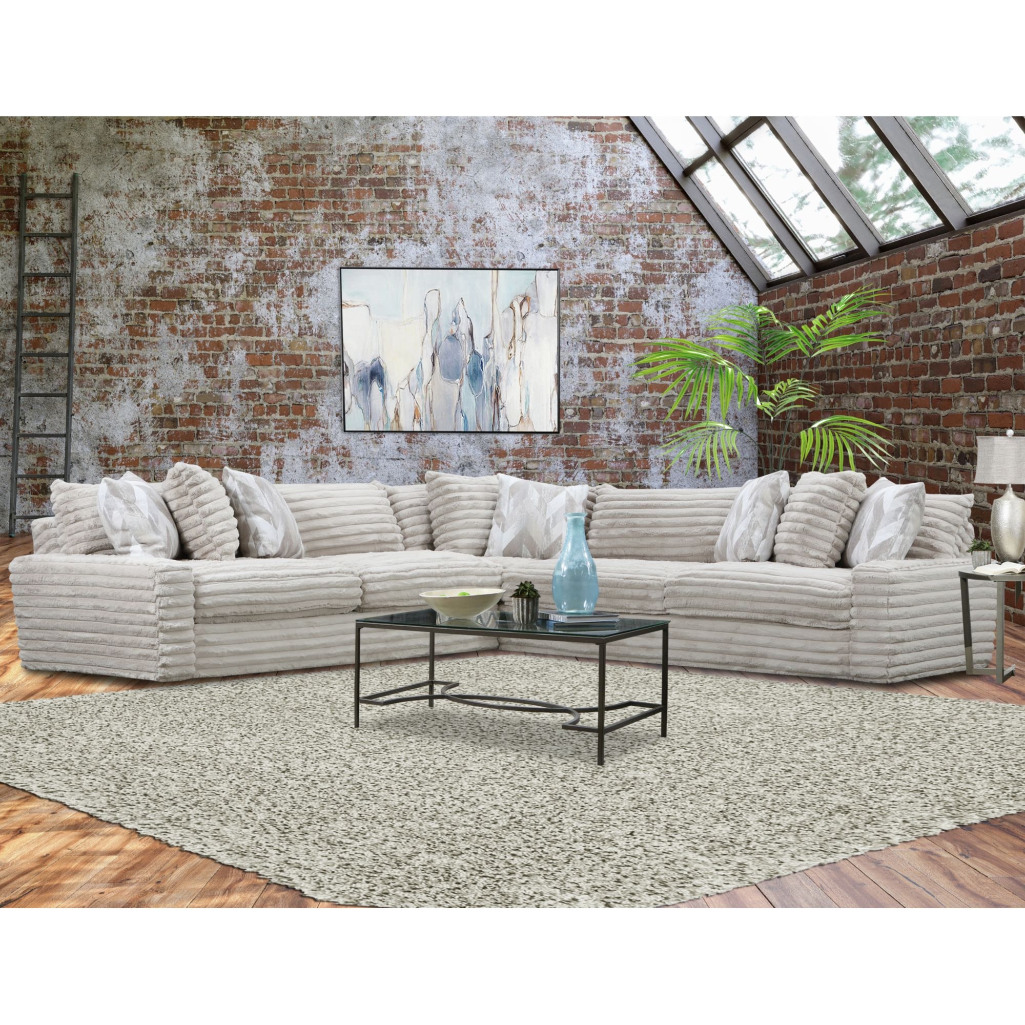 Sectional Lhf Sofa In Hush Parchment