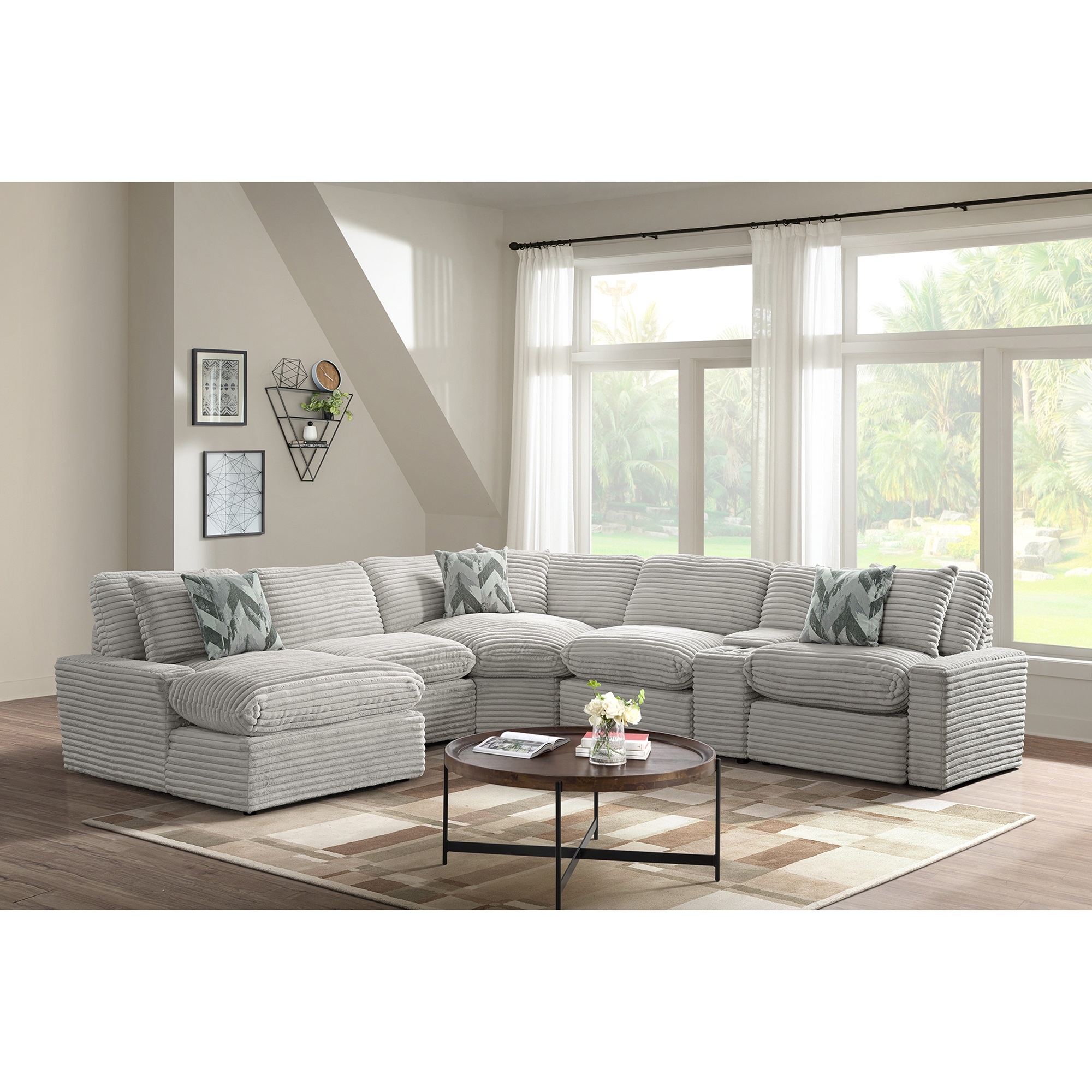 Sectional Rhf Power Motion Recliner