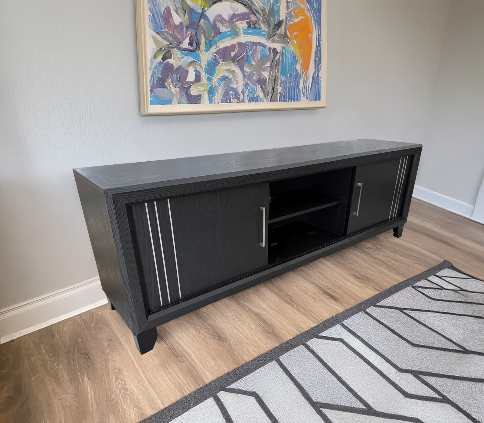 Charlie TV Stand- Charcoal