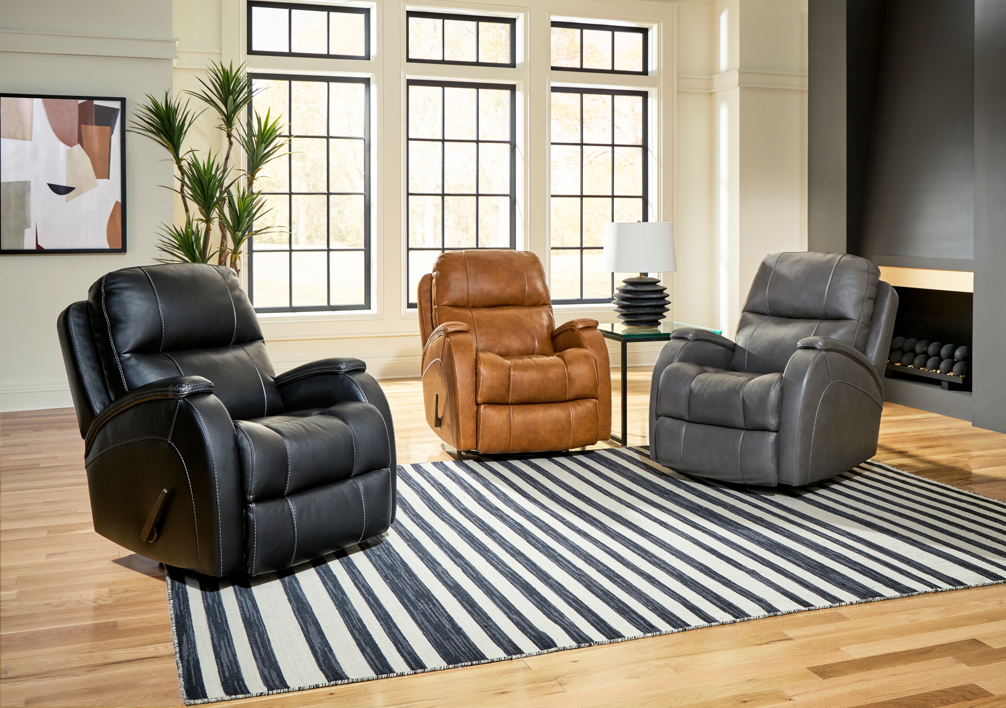 HomeStretch Phantom 241-93-18 Saddle Brown Manual Recliner