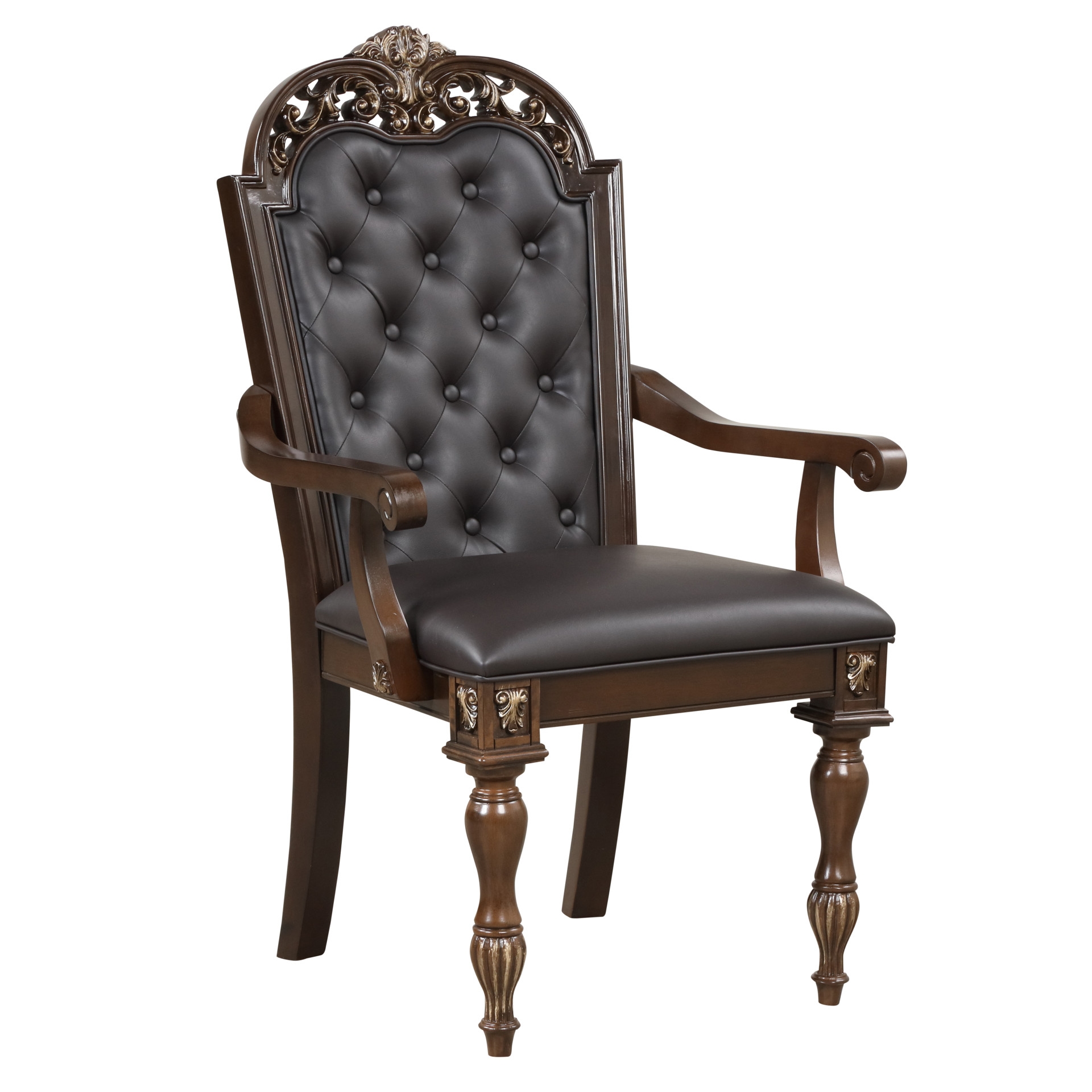 ダイニングチェア FURROWED-LEATHER ARM DINING CHAIR FURROWED-LEATHER ARM DINING CHAIR | TRUCK FURNITURE