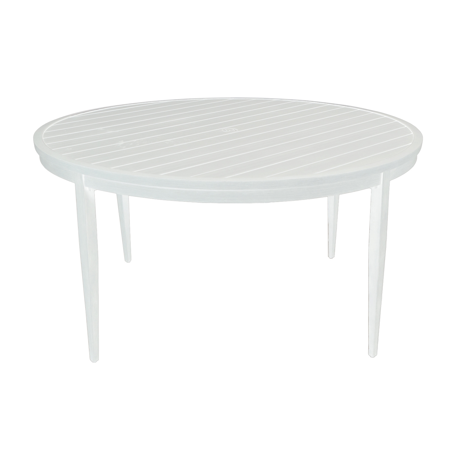 60" Round Aluminum Dining Table