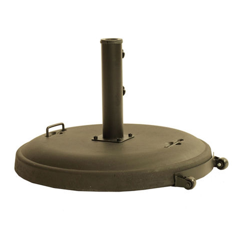 110 Lb Umbrella Base W/ Handle And Wheels