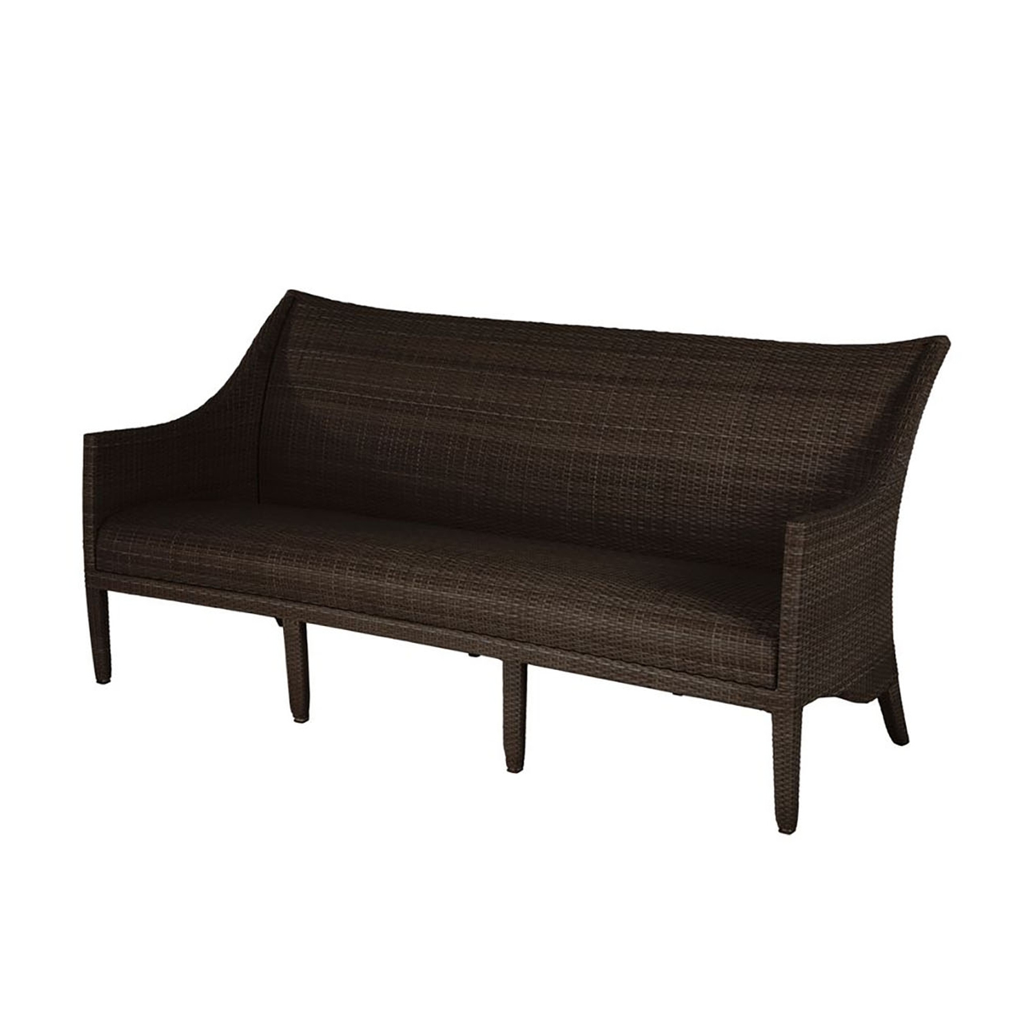 Reticulated Foam Woven Wing-Back Sofa