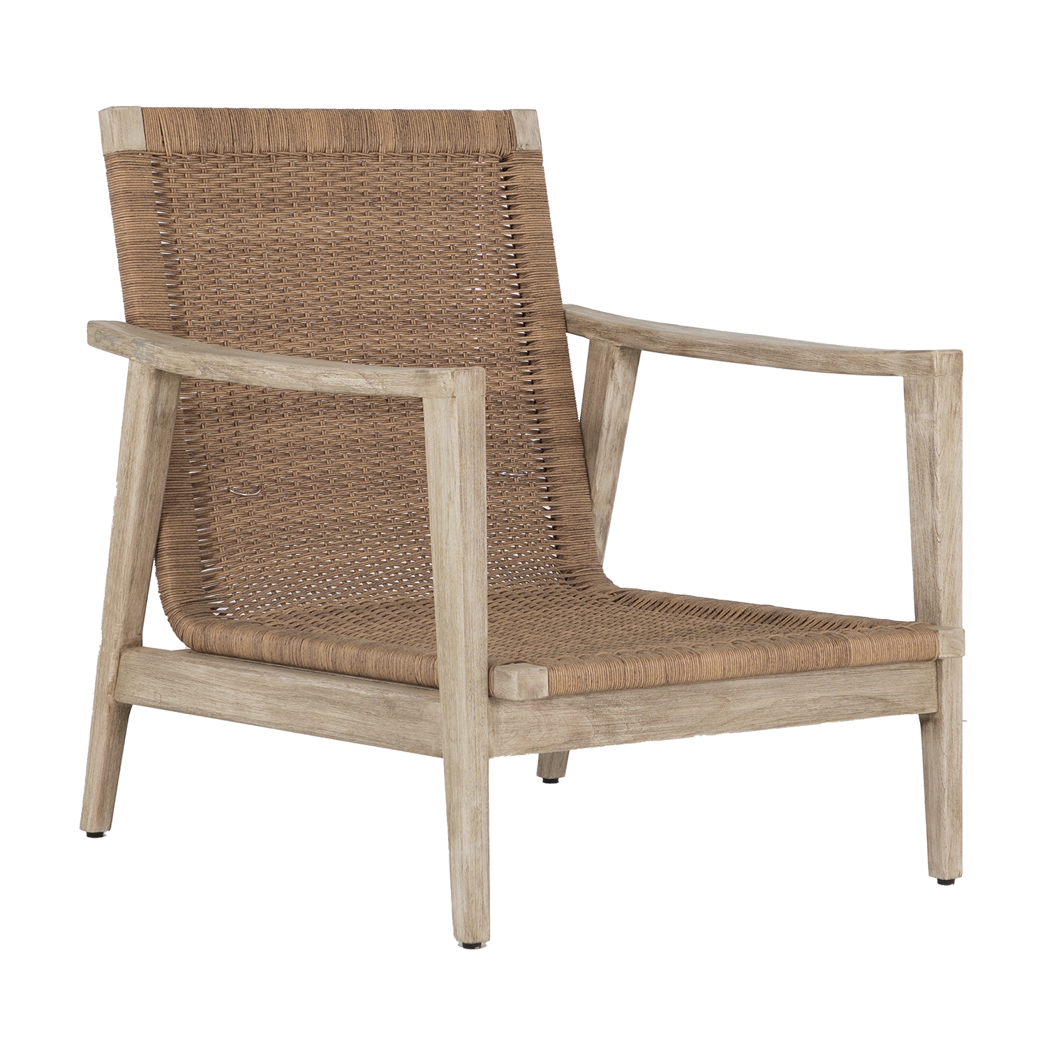 Woven Teak Lounge Chair