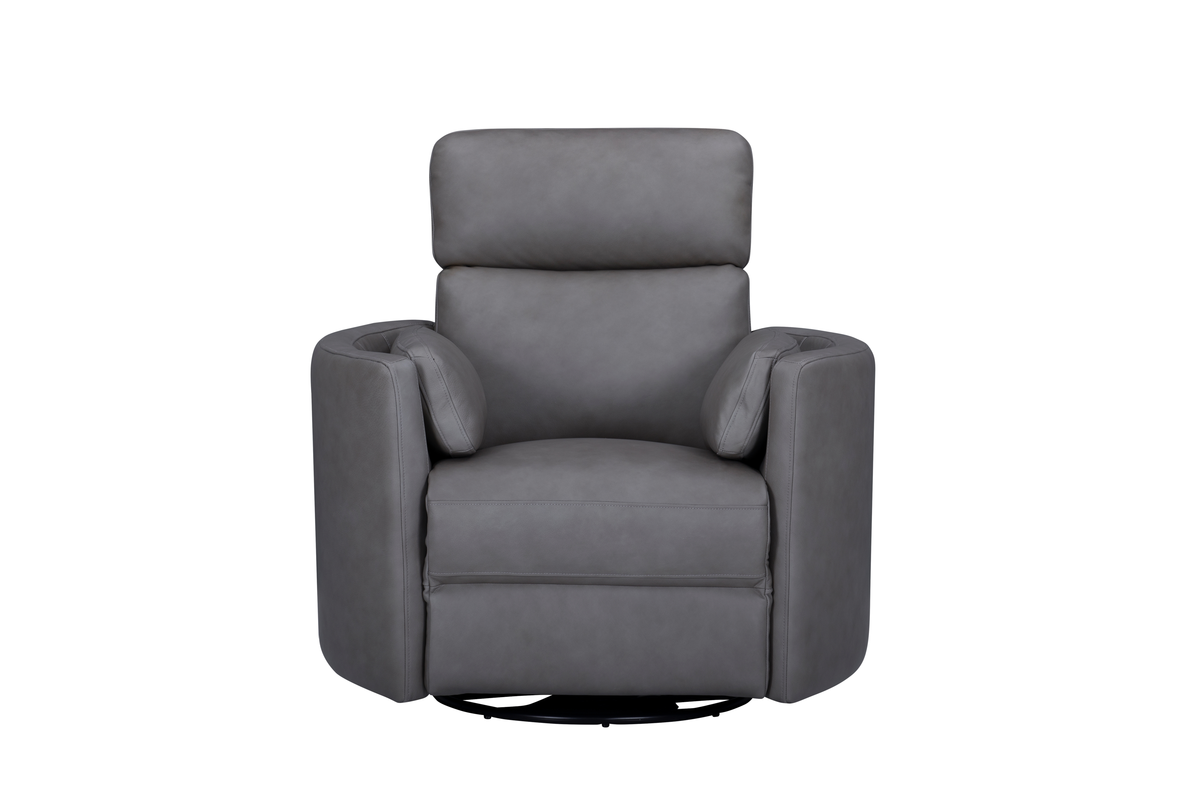 Manual Swivel Gliding Club Chair