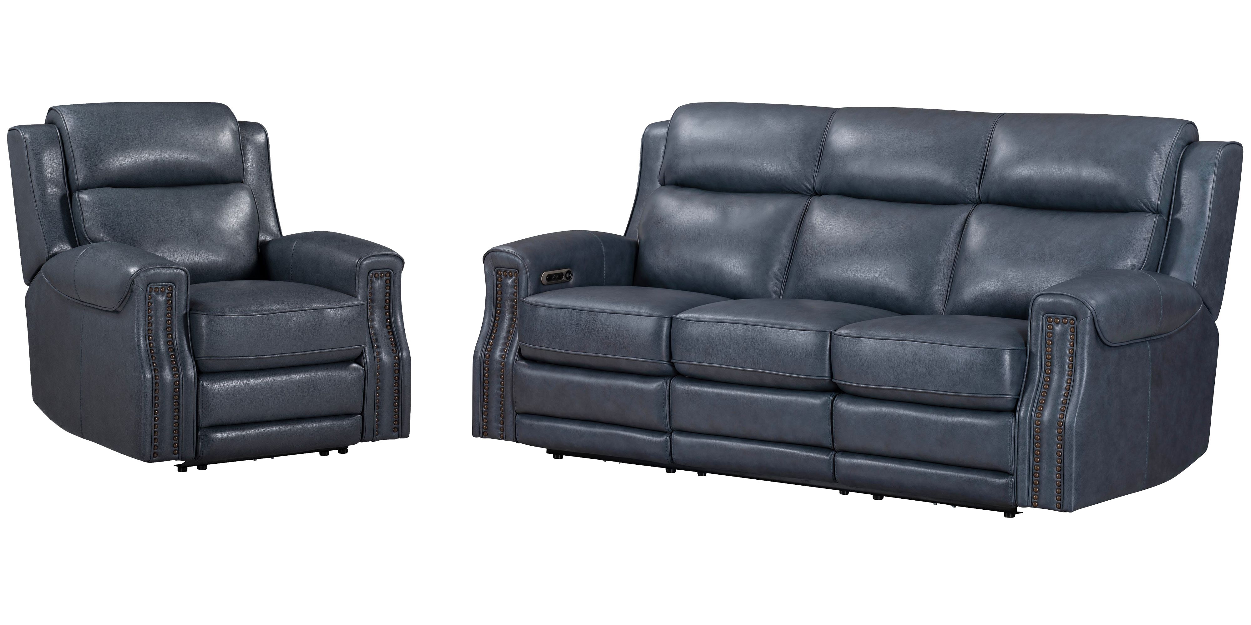 Power Sofa and Recliner Living Room Set