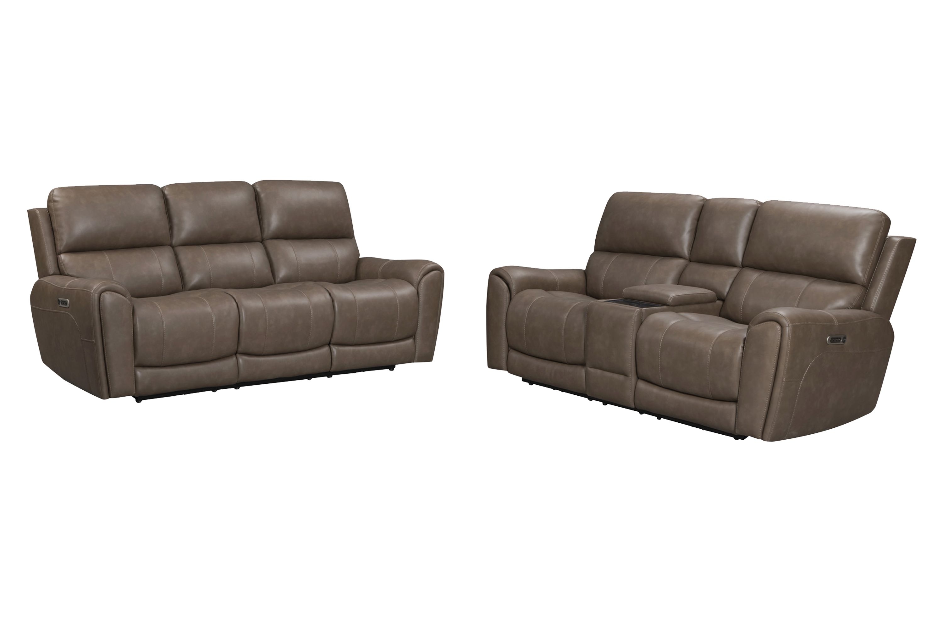 2-pc. Power Reclining Sofa & Loveseat Set