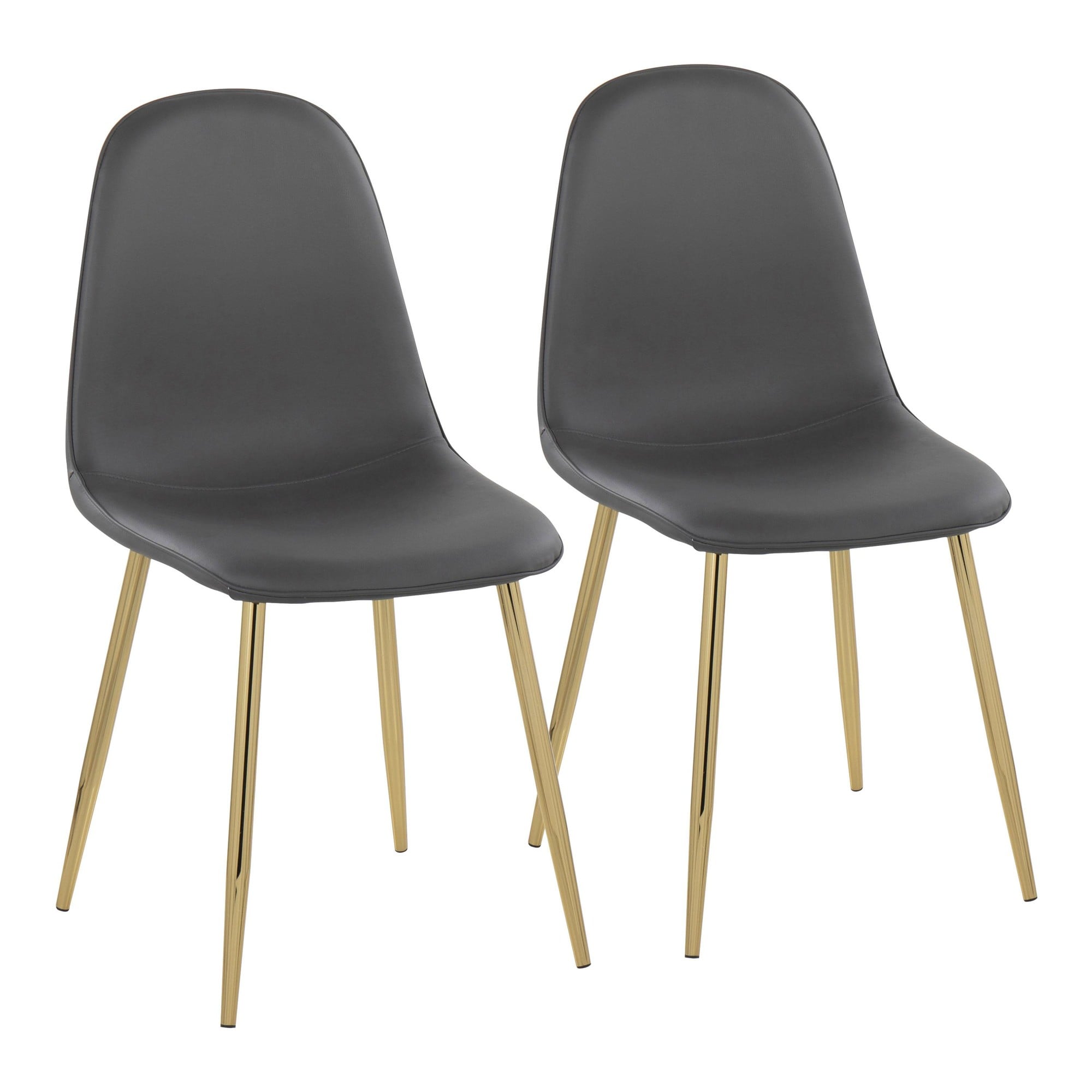 LumiSource Pebble Set of 2 Contemporary Upholstered Side Chairs Value City Furniture Chair