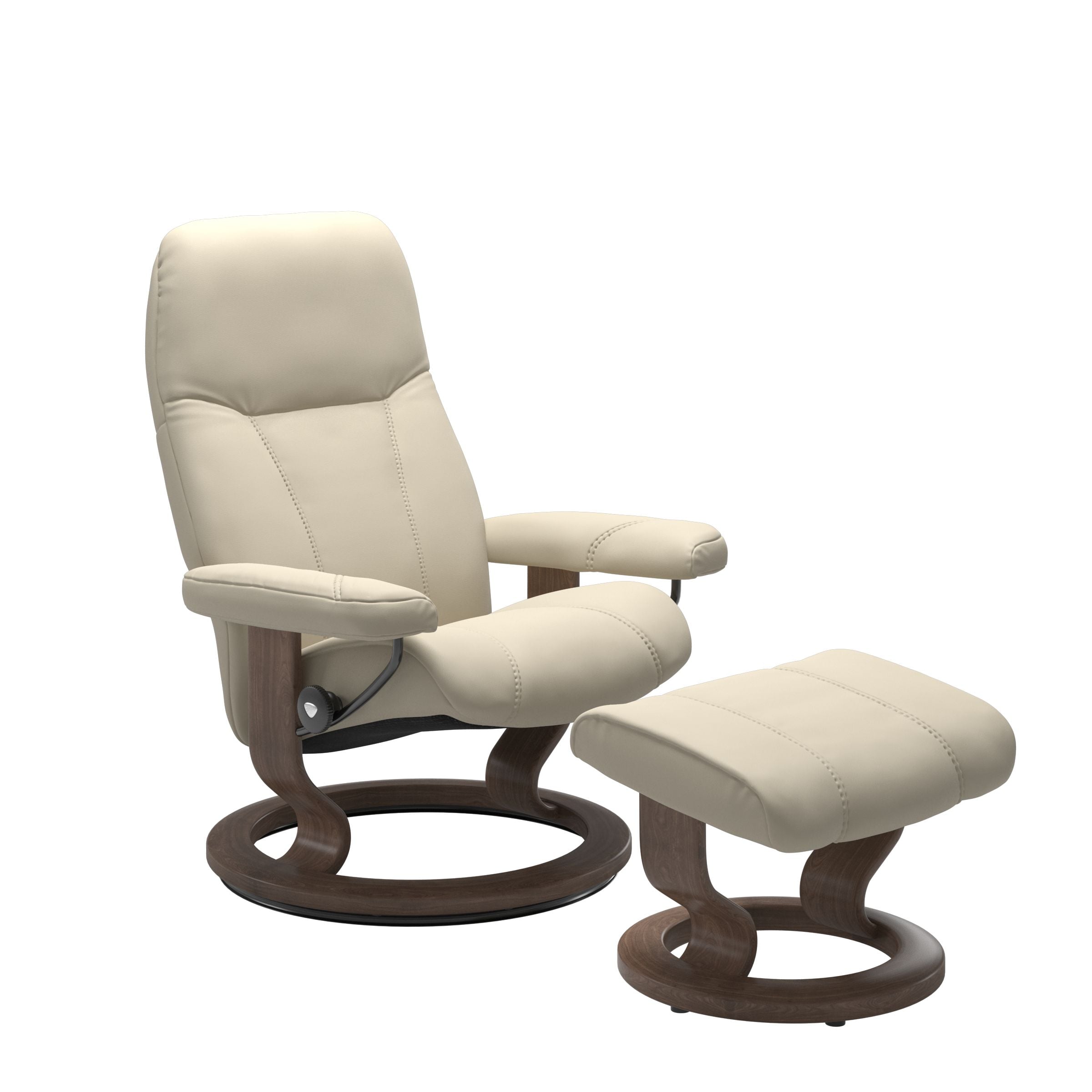 『EKORNES』Consul クラシック　 オットマン付き Ekornes Stressless Consul Medium Classic Recliner with