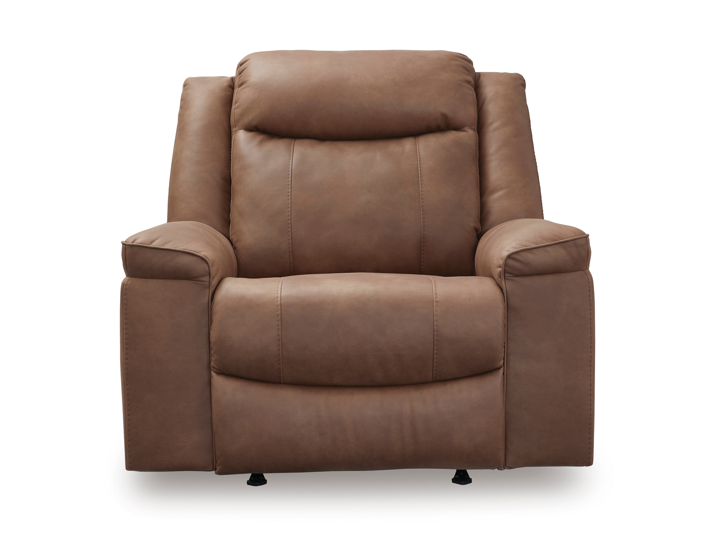 ALL MY HOMIESブラウン レザー 27.5 Arlo Glider Reclining Console Loveseat | 1A-213RL | AFW.com