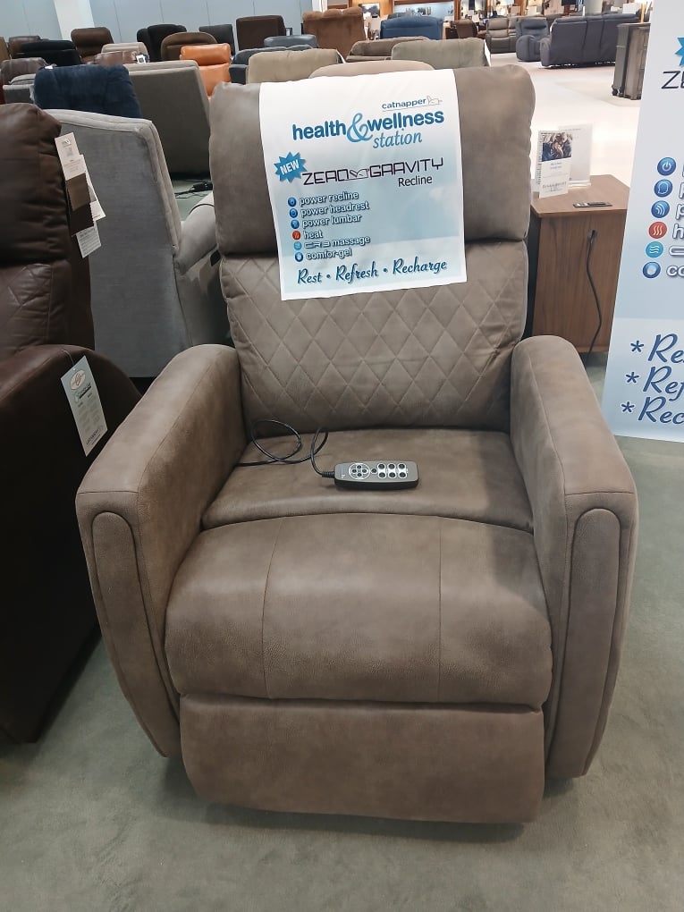 Catnapper 4106 Relaxer 1398221 Lay Flat Power Recliner | Dunk