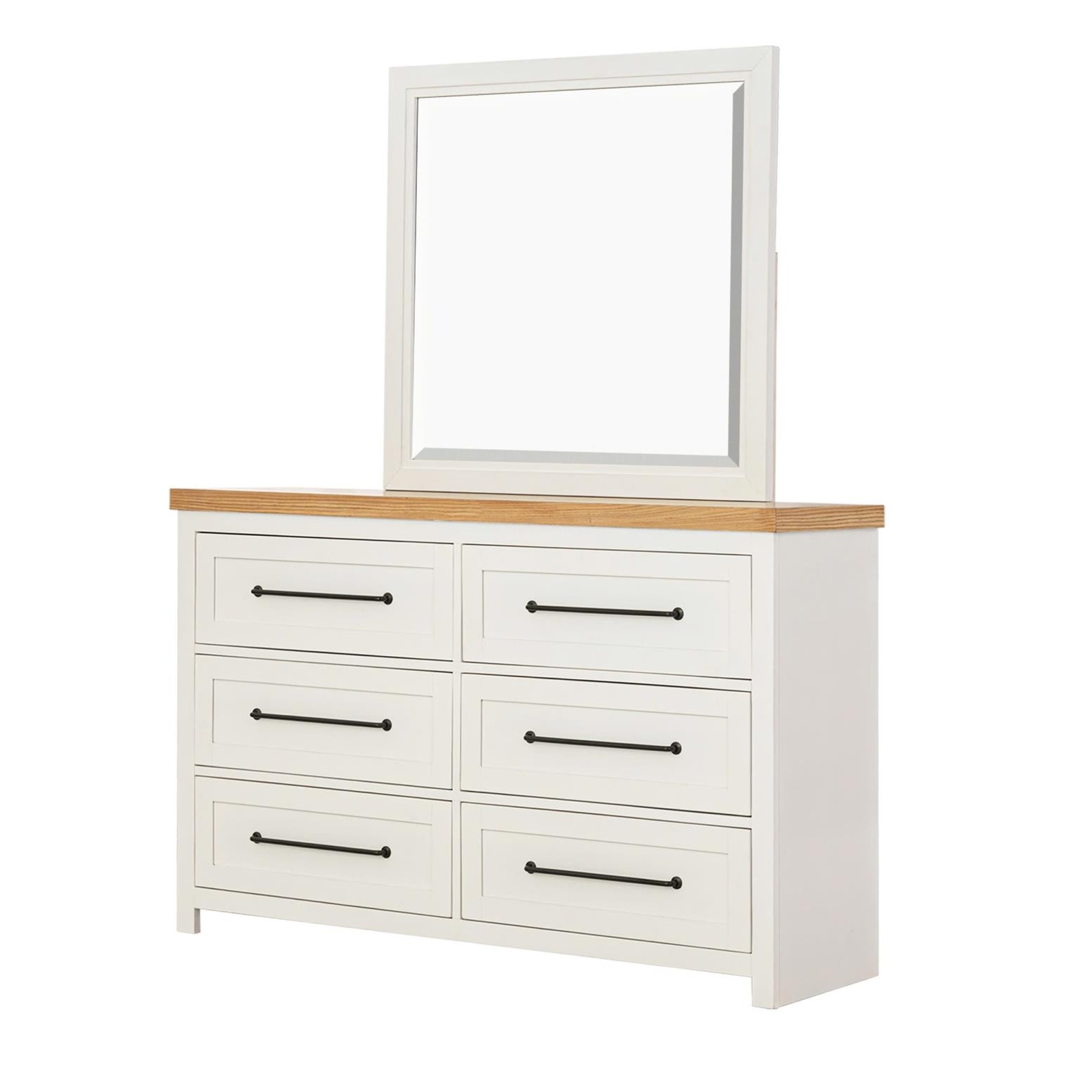 6-Drawer Dresser and Mirror