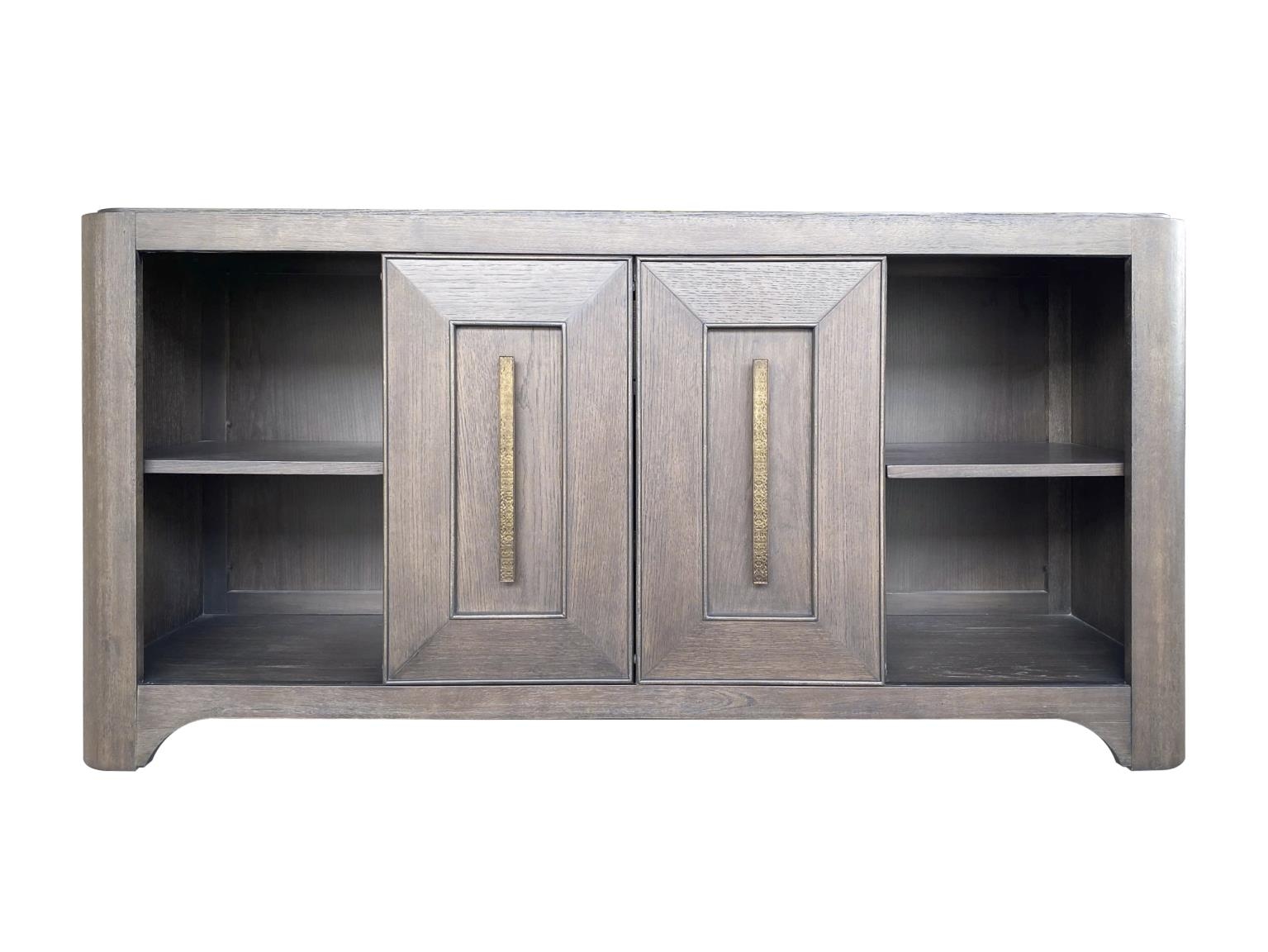 60" Media Console w/Sliding Doors
