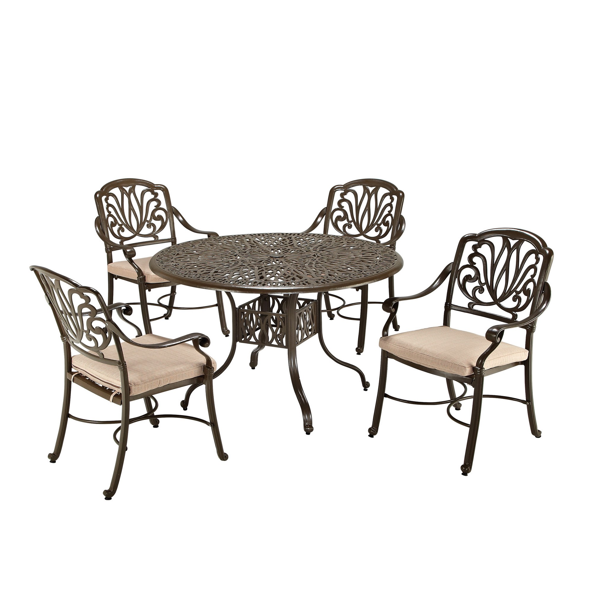 homestyles Capri Traditional 5Piece Outdoor Dining Set Value City