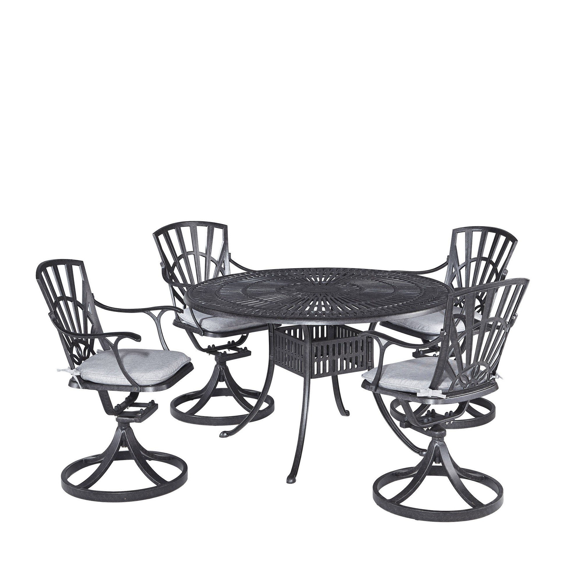 homestyles Grenada Traditional 5Piece Outdoor Dining Set with Cushions
