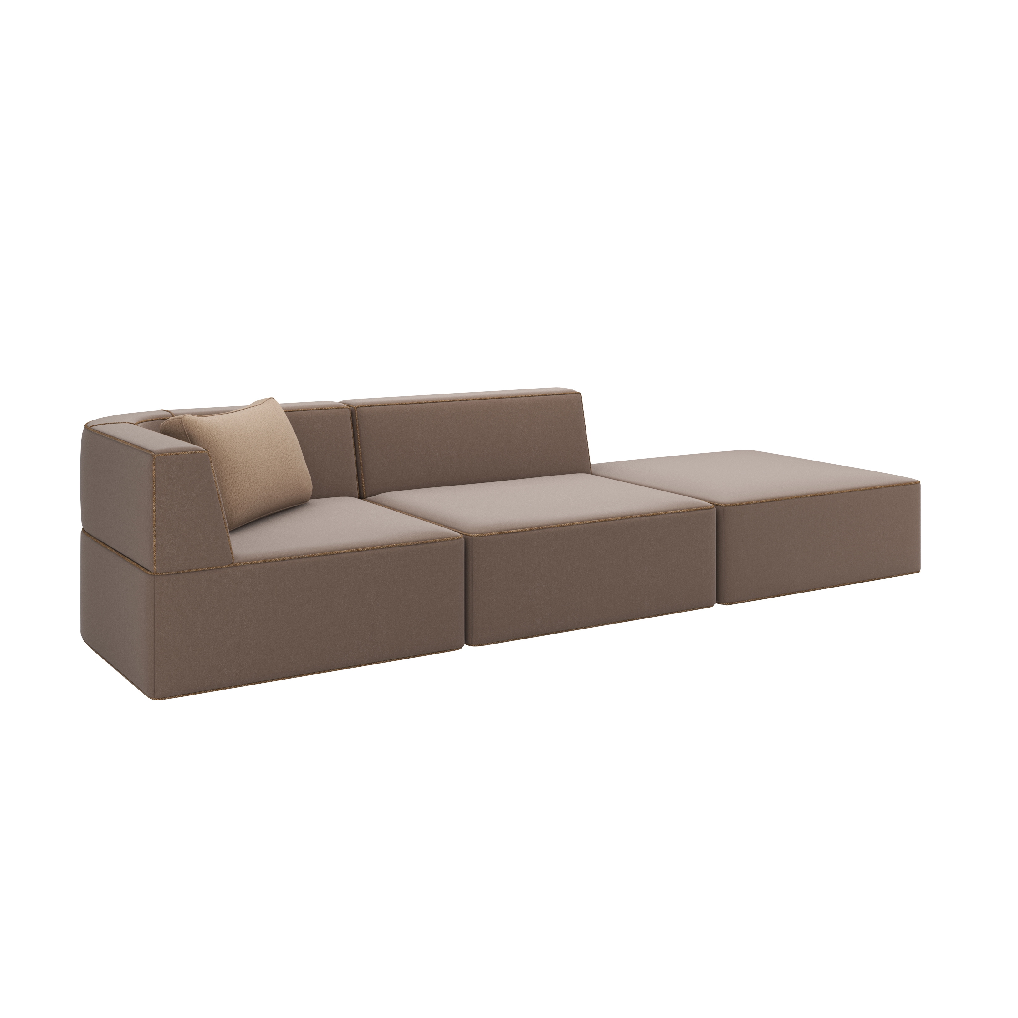 Modern 3-pc. Modular Sectional
