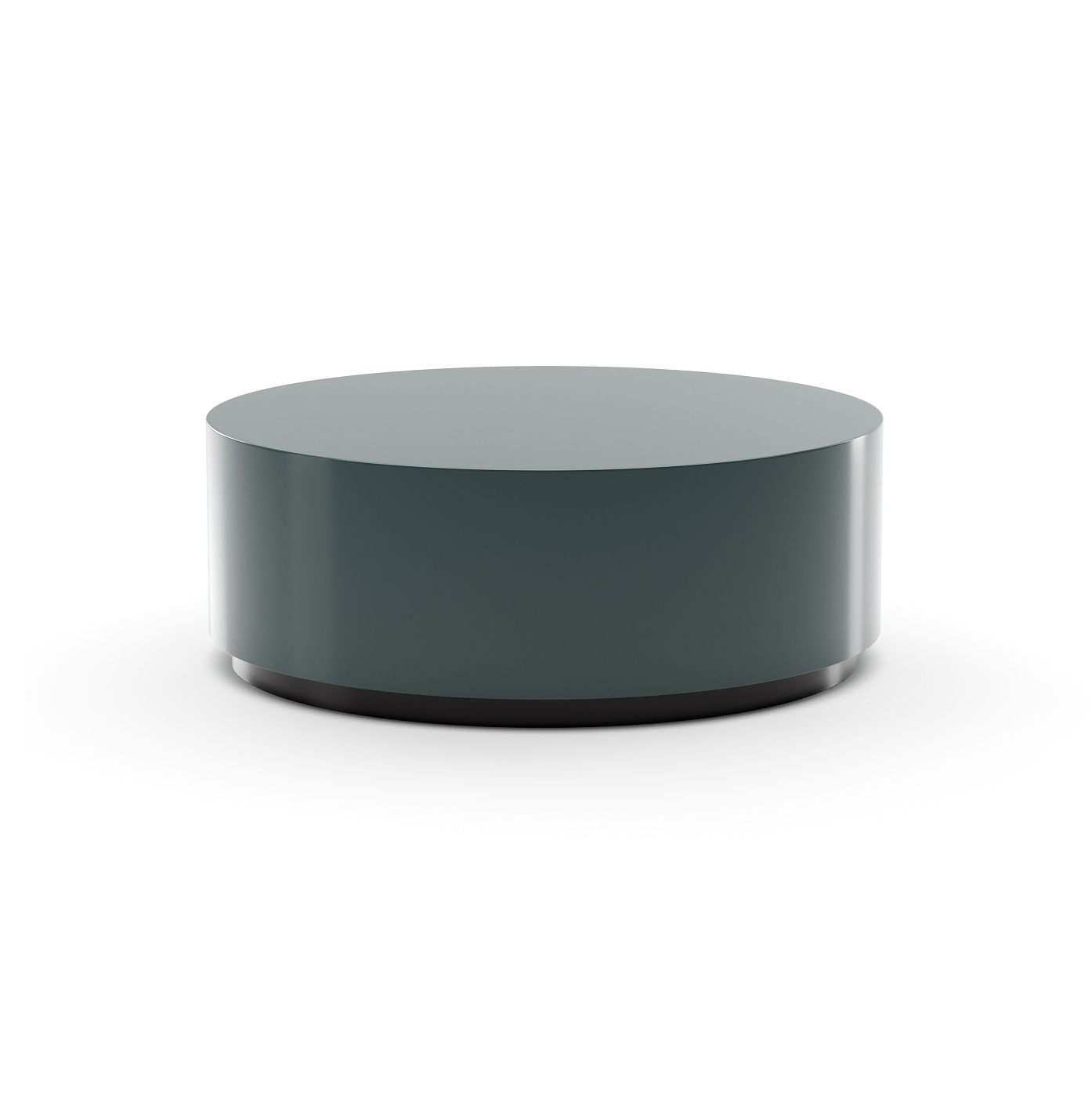 Modern 46" Glossy Round Cocktail Table