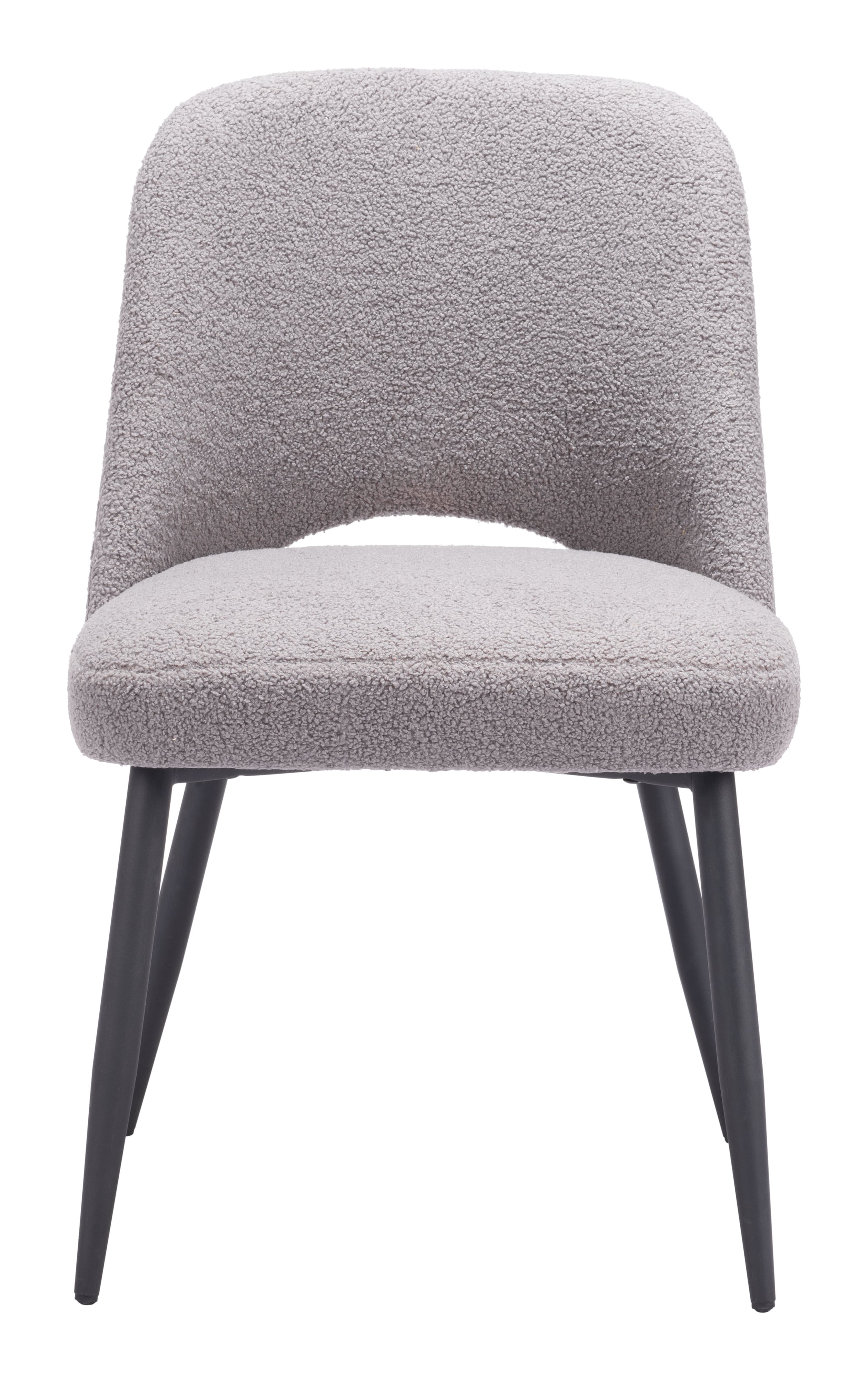 Zuo Teddy Teddy Dining Chair (Set of 2) Gray Value City Furniture