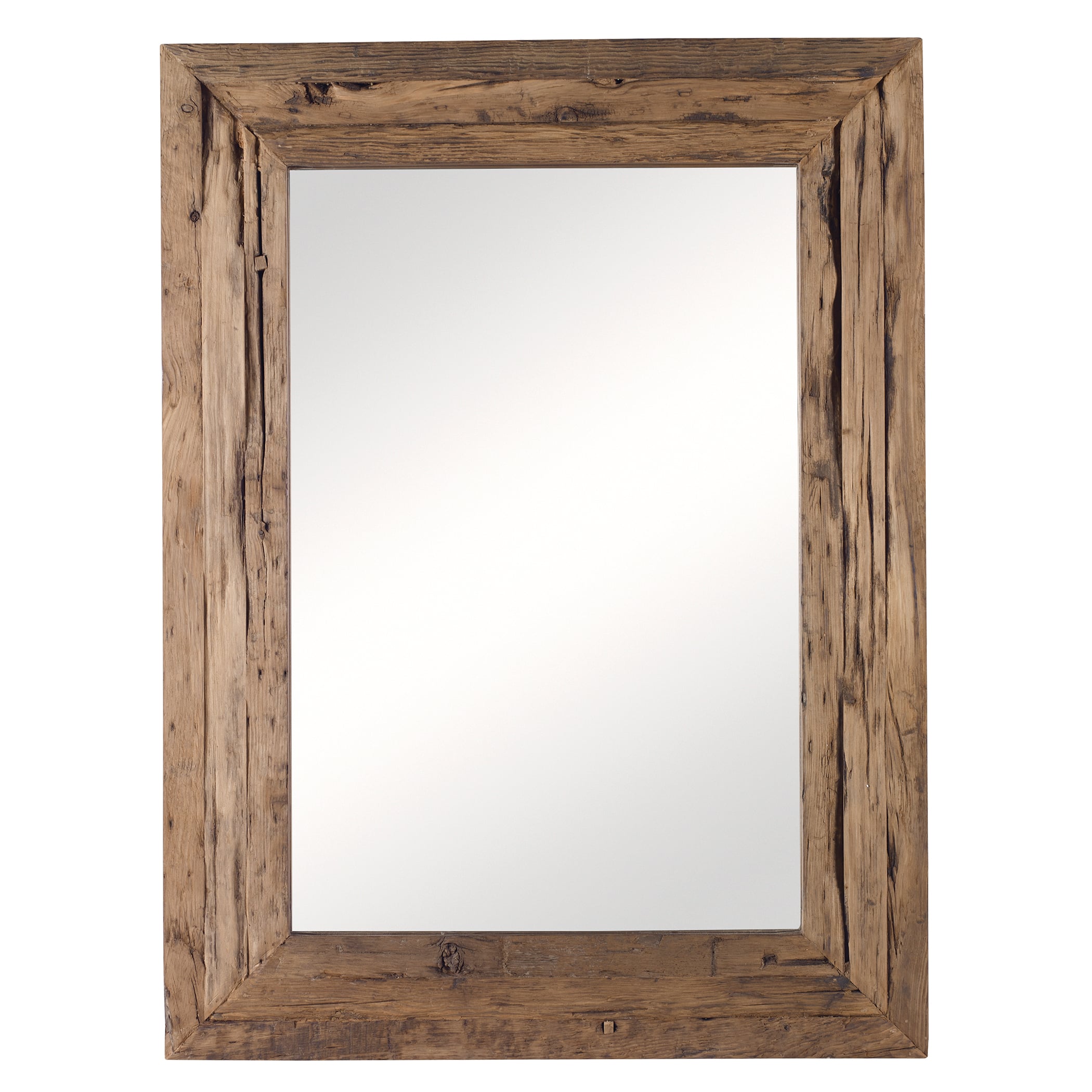 Uttermost Rennick 09816 Rennick Rustic Wood Mirror Esprit Decor Home