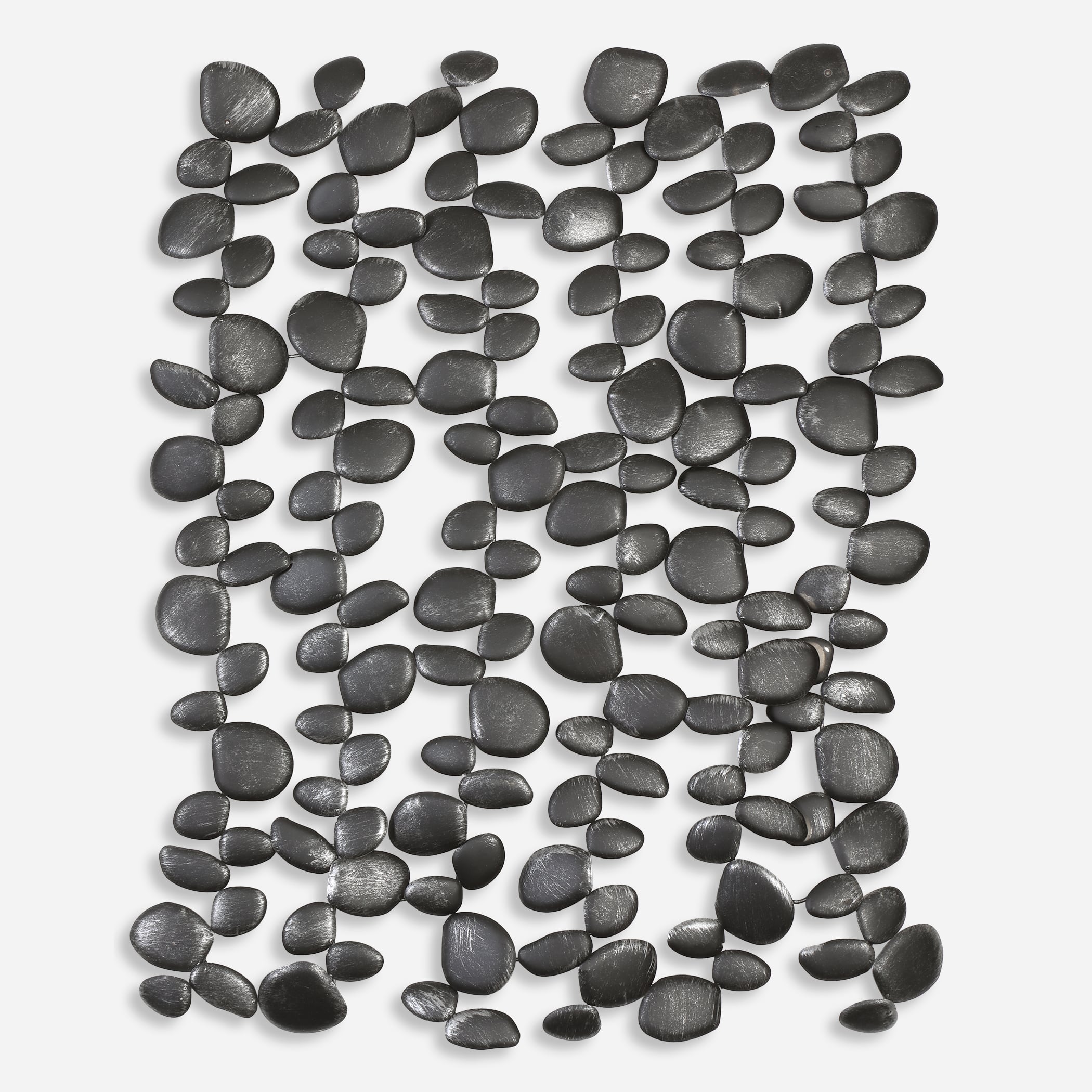 Skipping Stones Forged Iron Wall Art