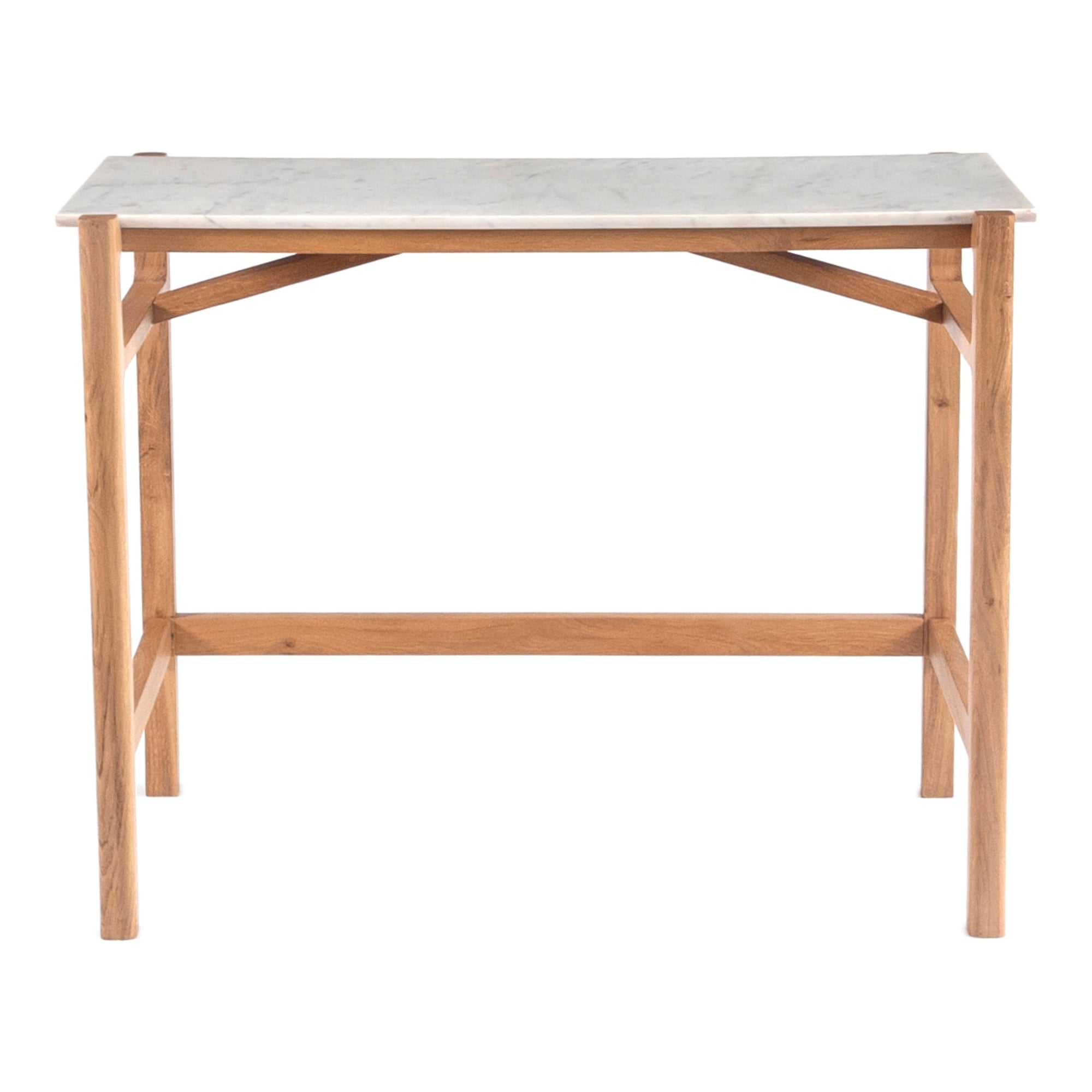 Harbor BZ112724 Contemporary Marble Top Sofa Table Sadler's Home