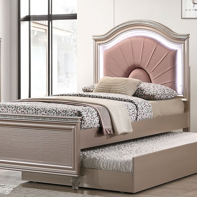 Full Bed with Upholstered Headboard