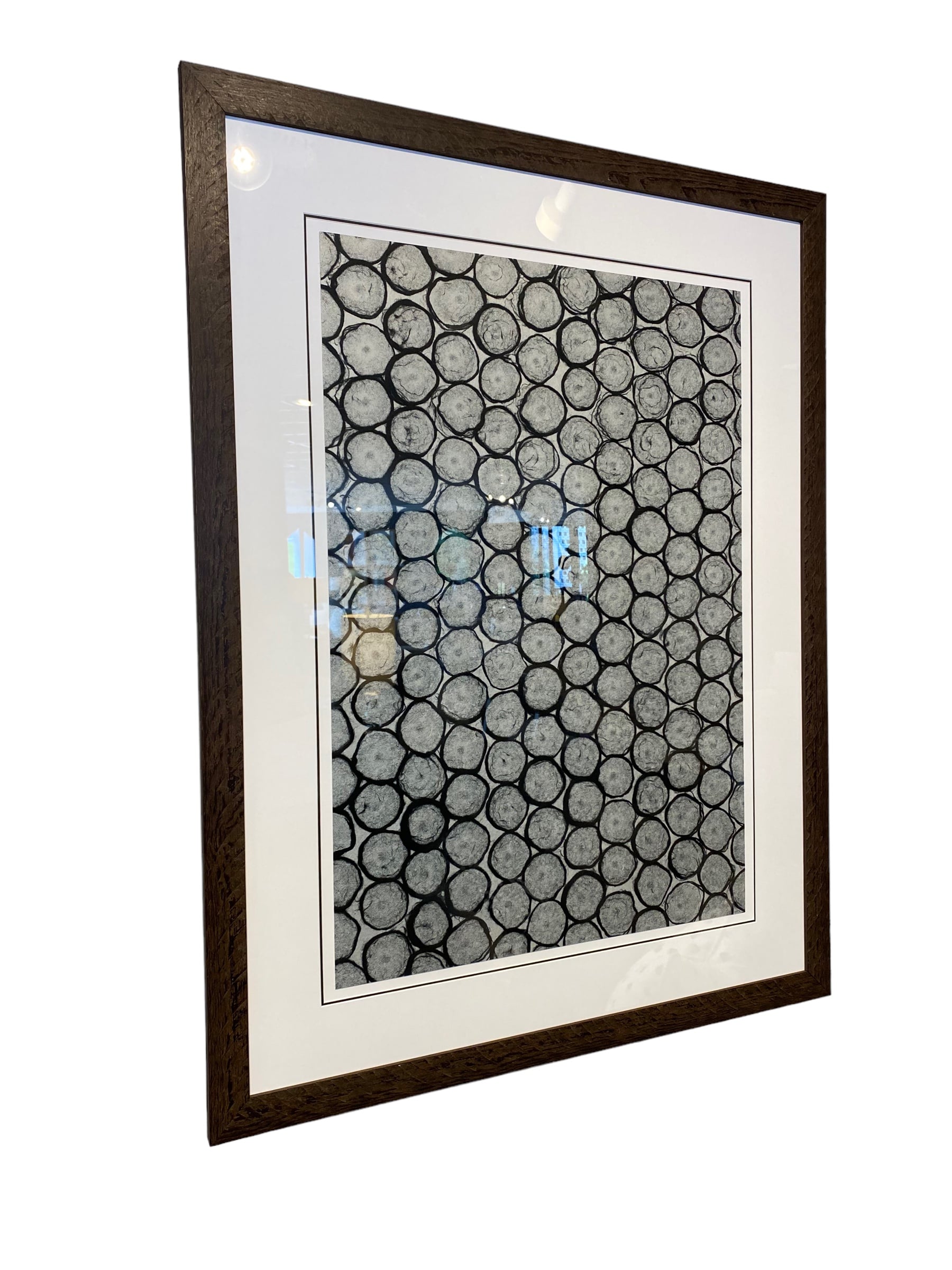 Whimsy White Circles Print