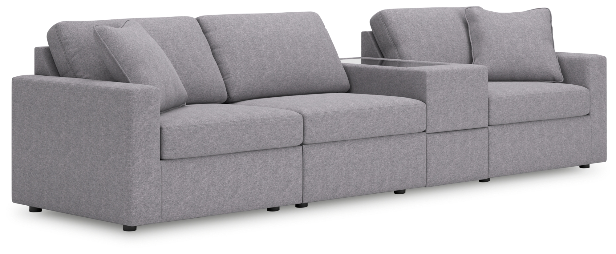 4-Piece Sectional Console