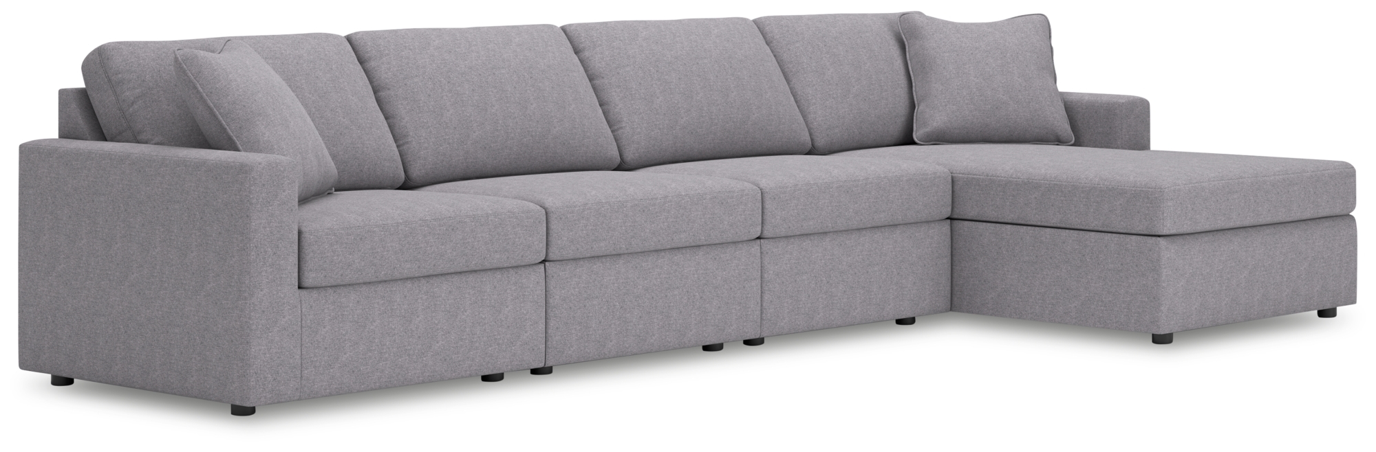 4-Piece Sectional With Chaise