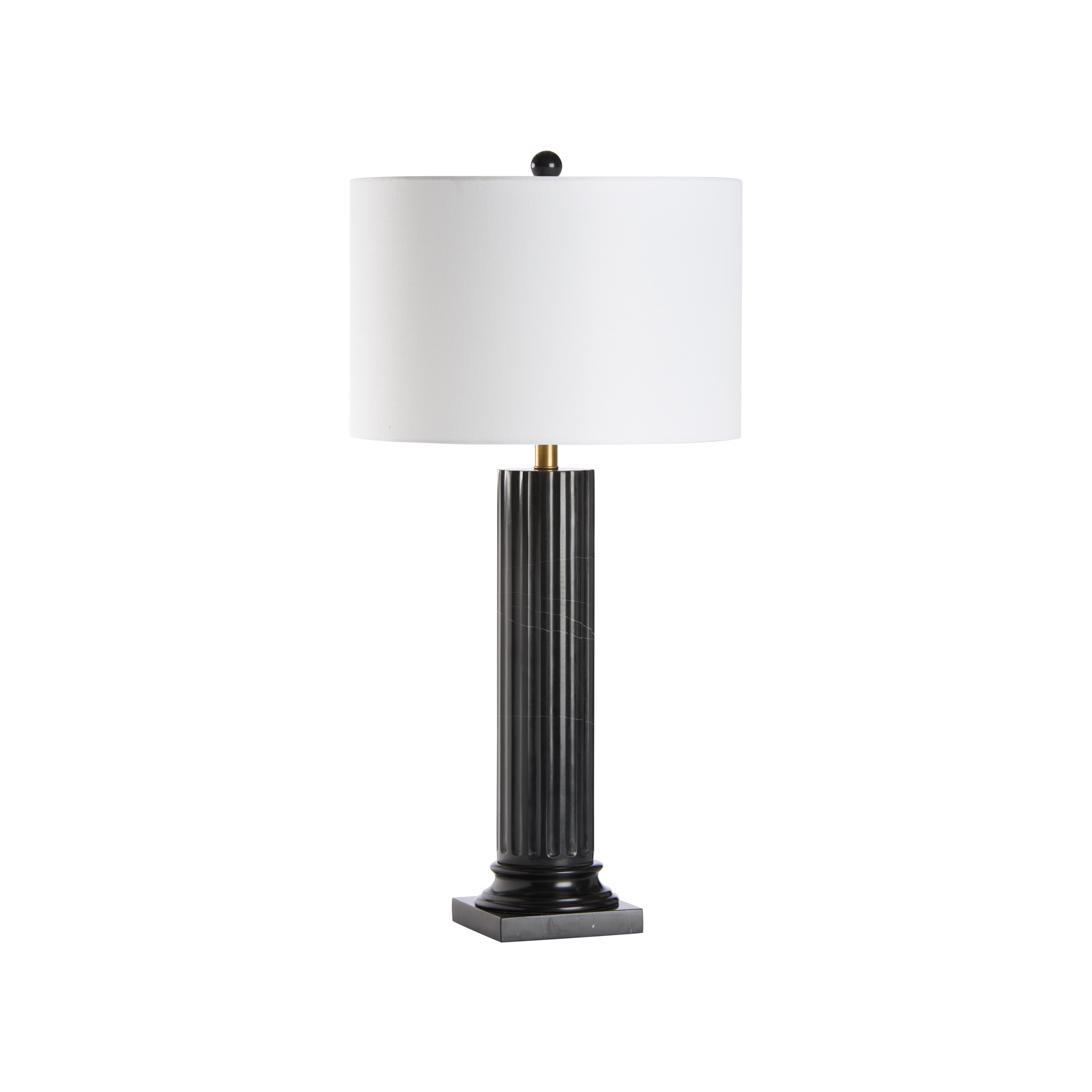 Fluted Marble Lamp