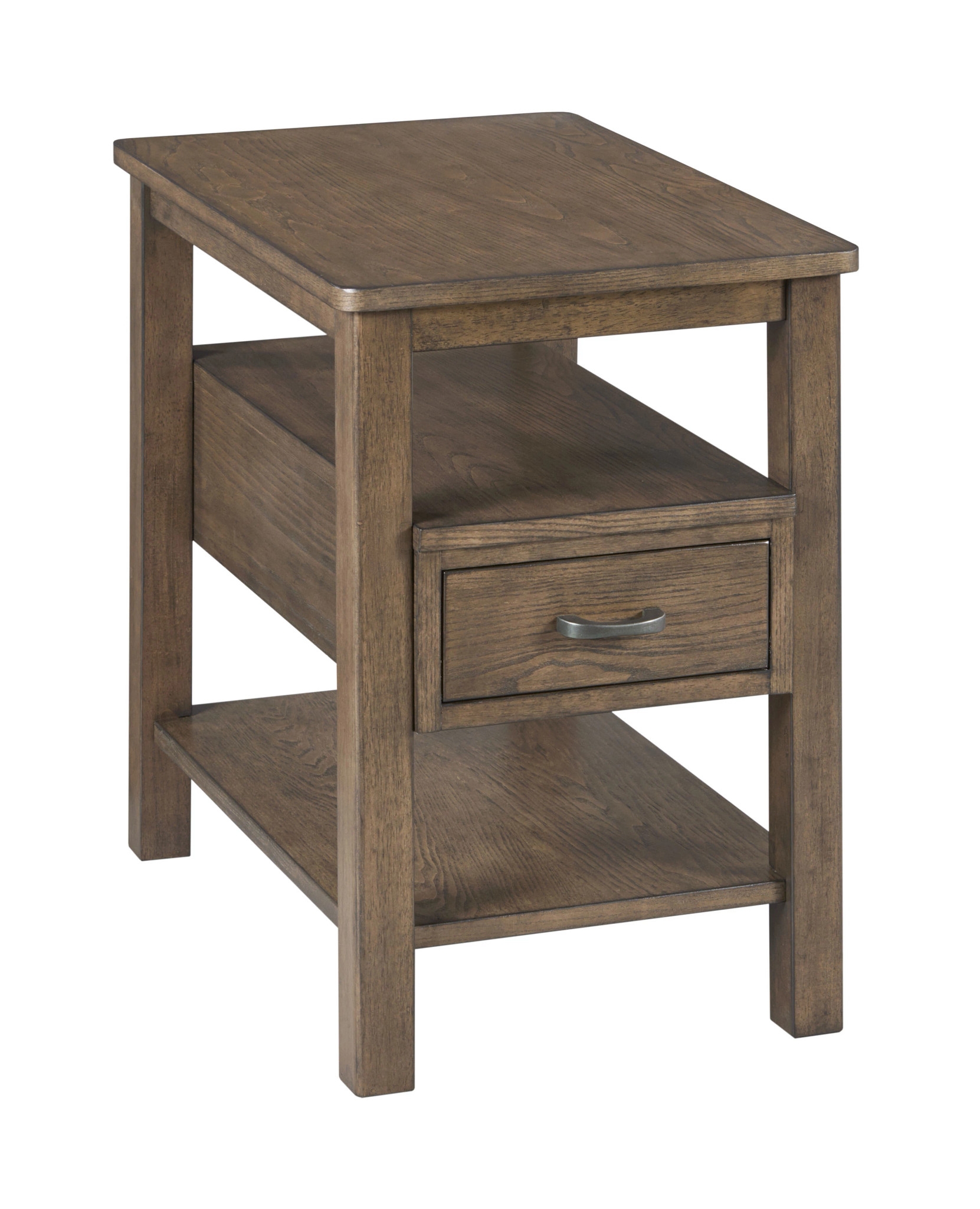Rectangular Chairside Table with USB Ports