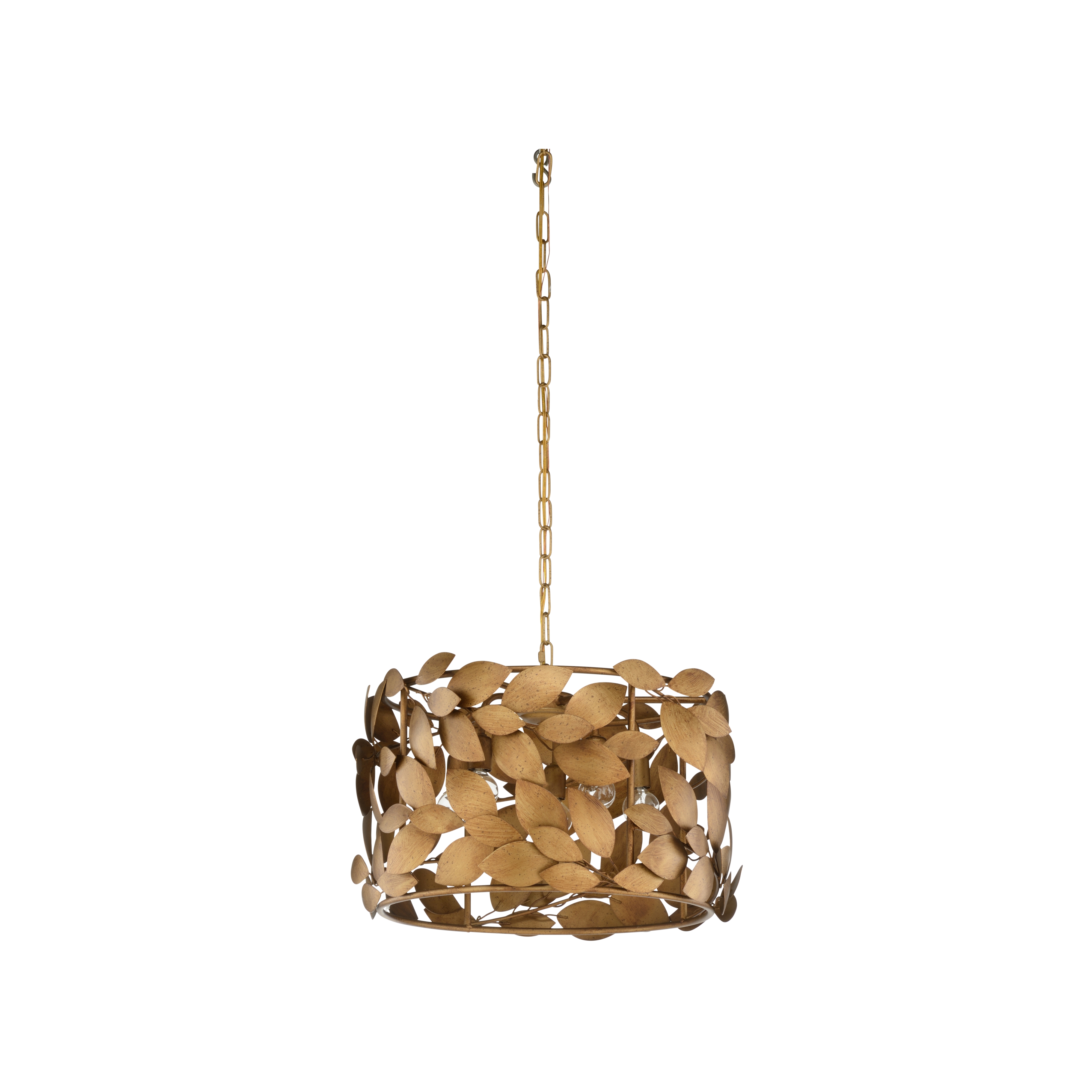 Ficus Round Chandelier - Gold