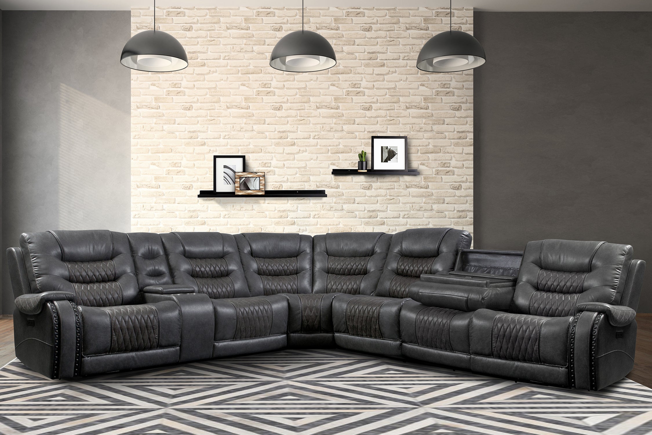 7 Piece Modular Power Sectional