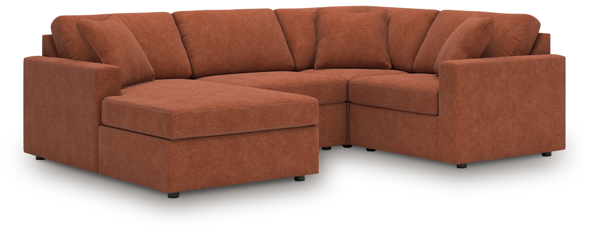 4-Piece Sectional With Chaise