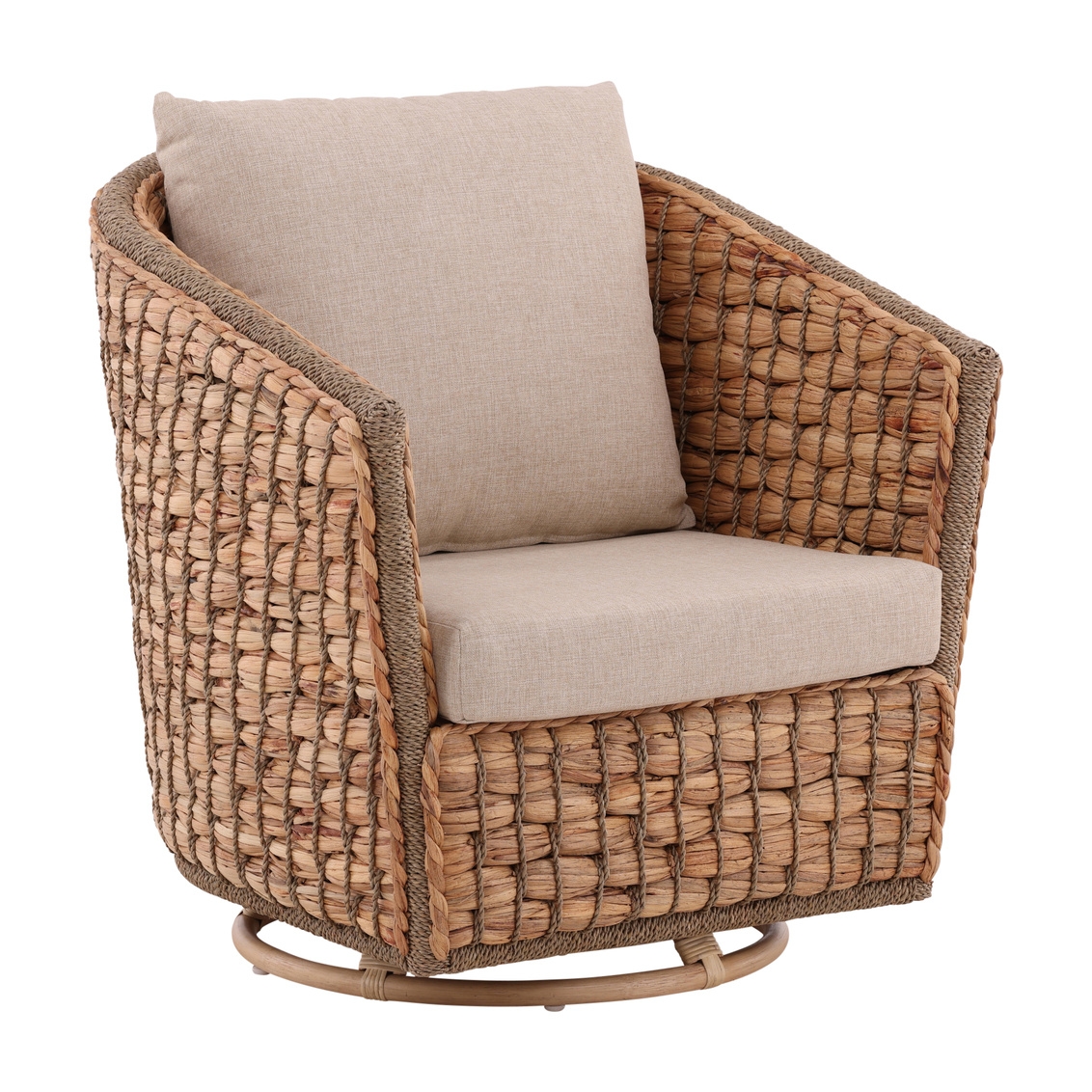 Wicker Swivel Chair