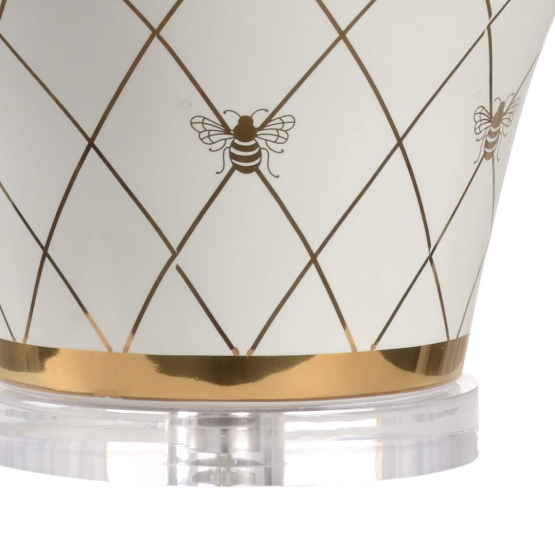 Ginger Jar Lamp - White