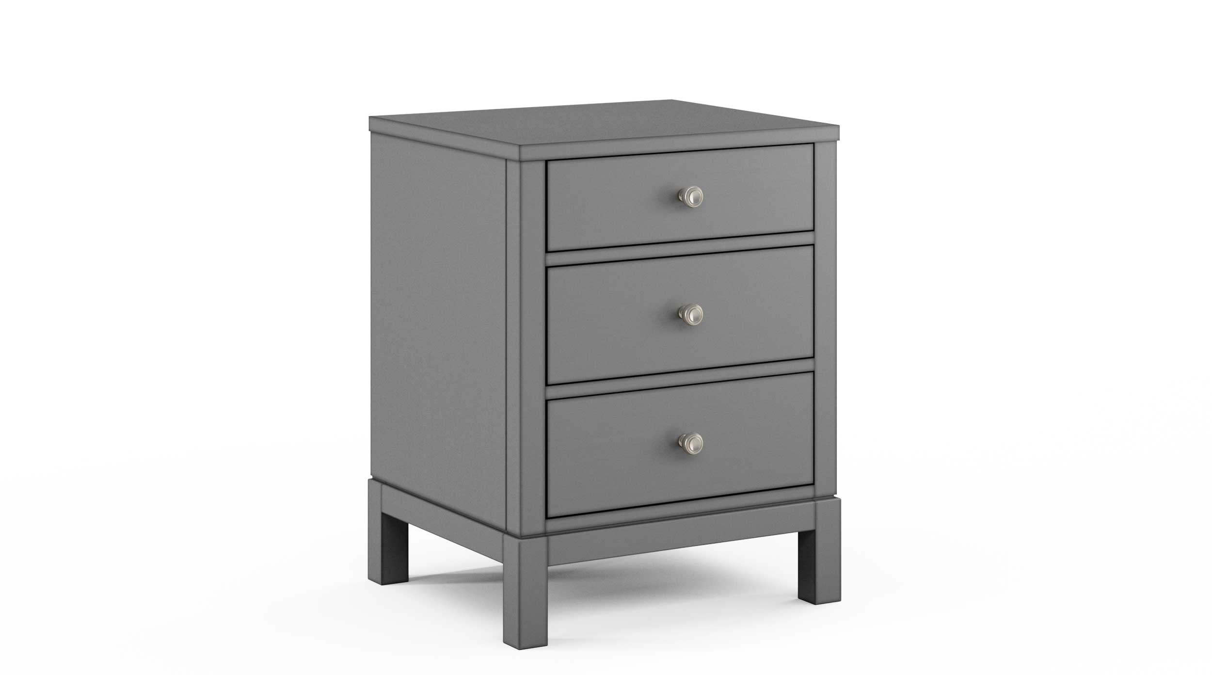 3-Drawer Nightstand