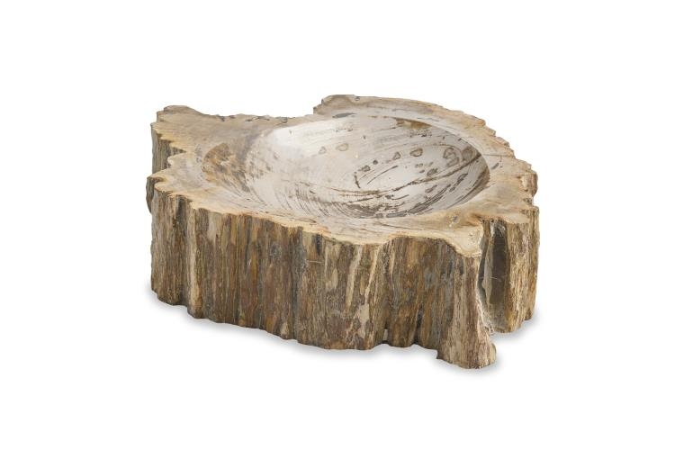 Brown Petrified Bowl
