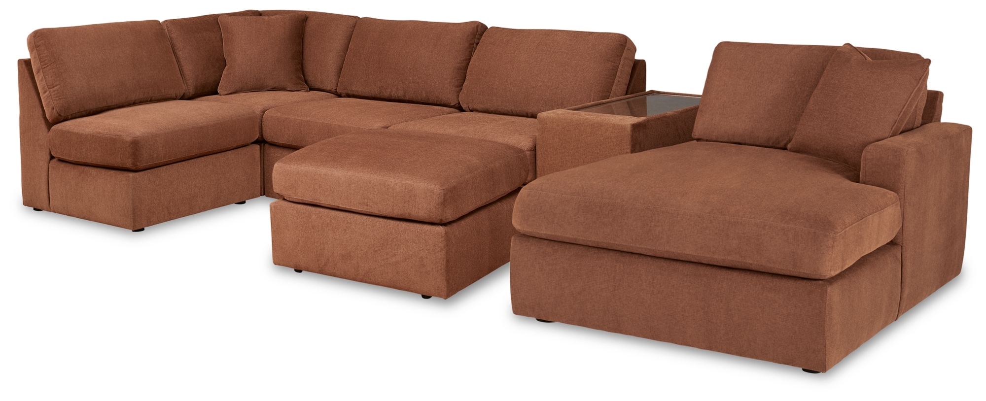 6-Piece Sectional With Chaise And Ottoman
