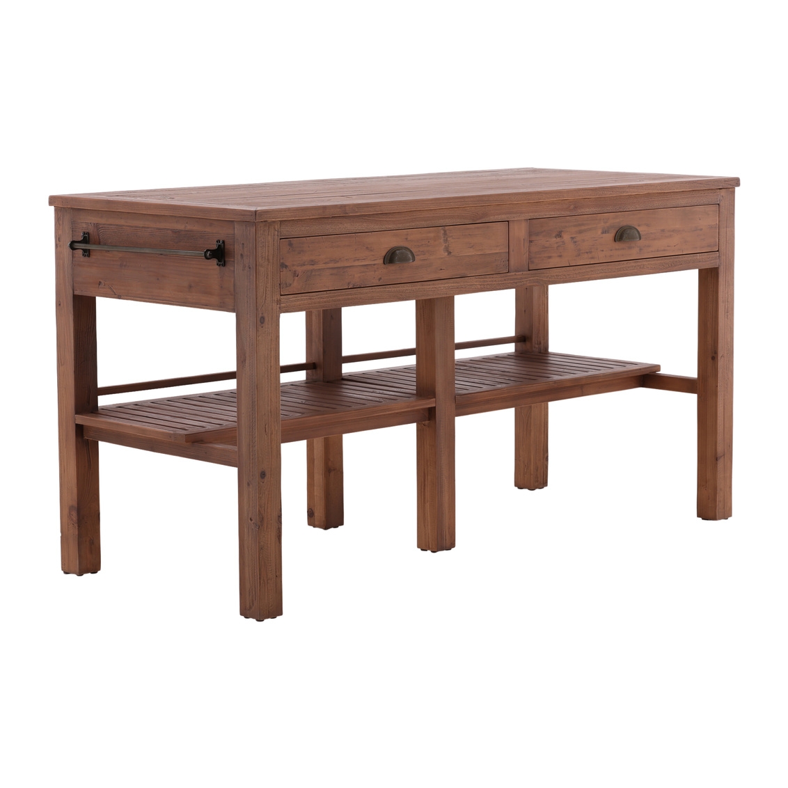 2 Pass-Through Drawer Kitchen Island