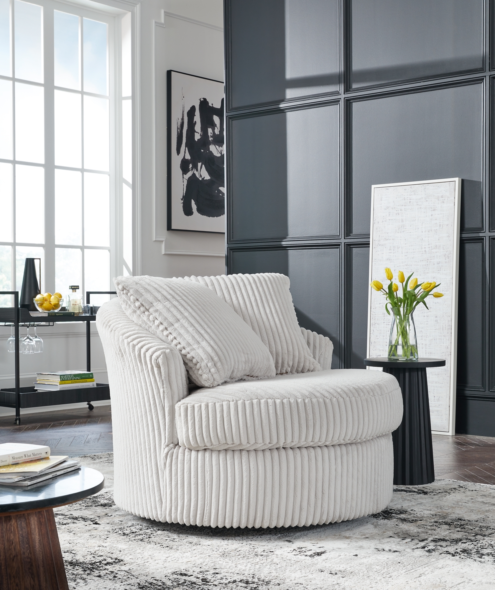 Signature Design by Ashley Gramwell A3000724 Swivel Accent Chair