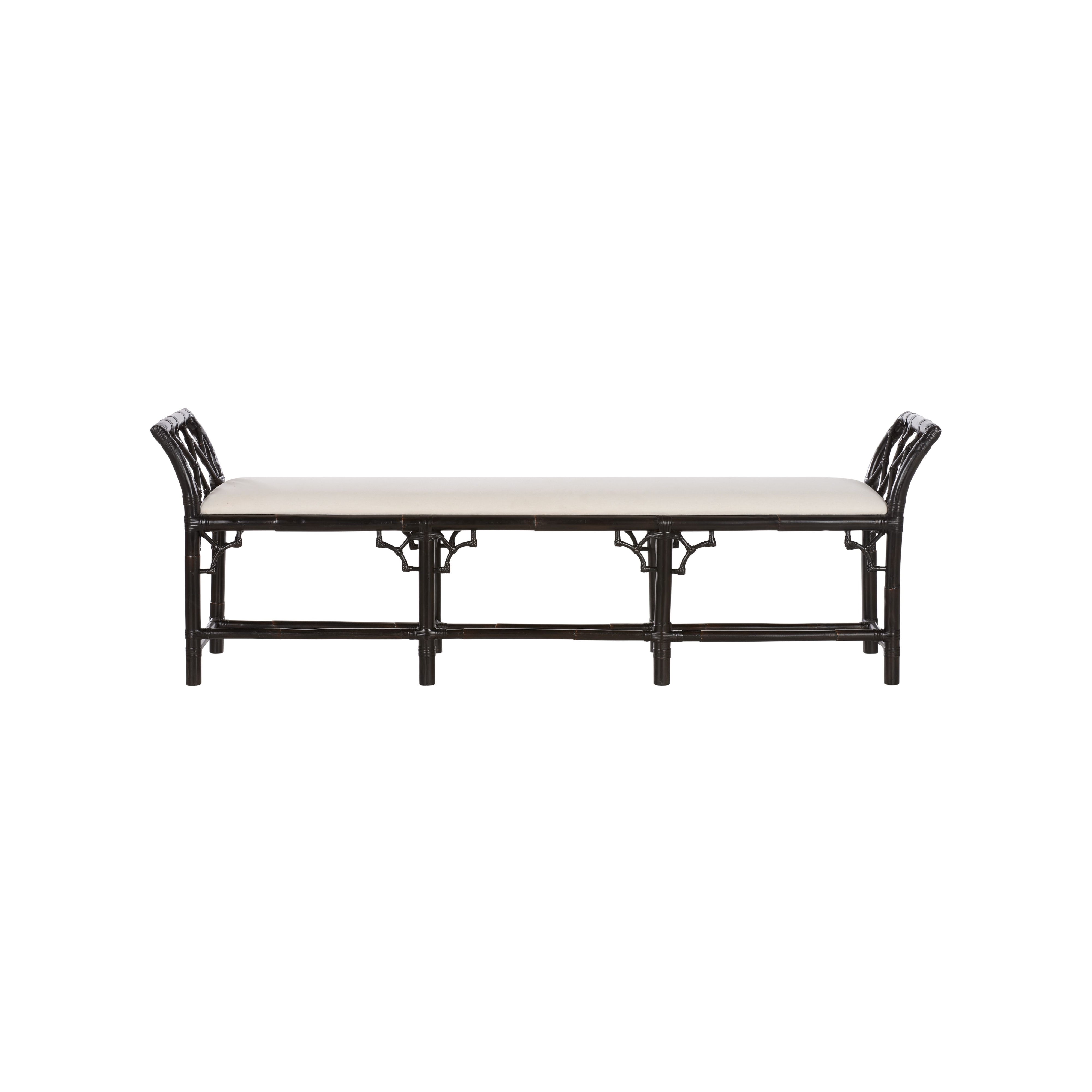 Chippendale Bamboo Regency Bench