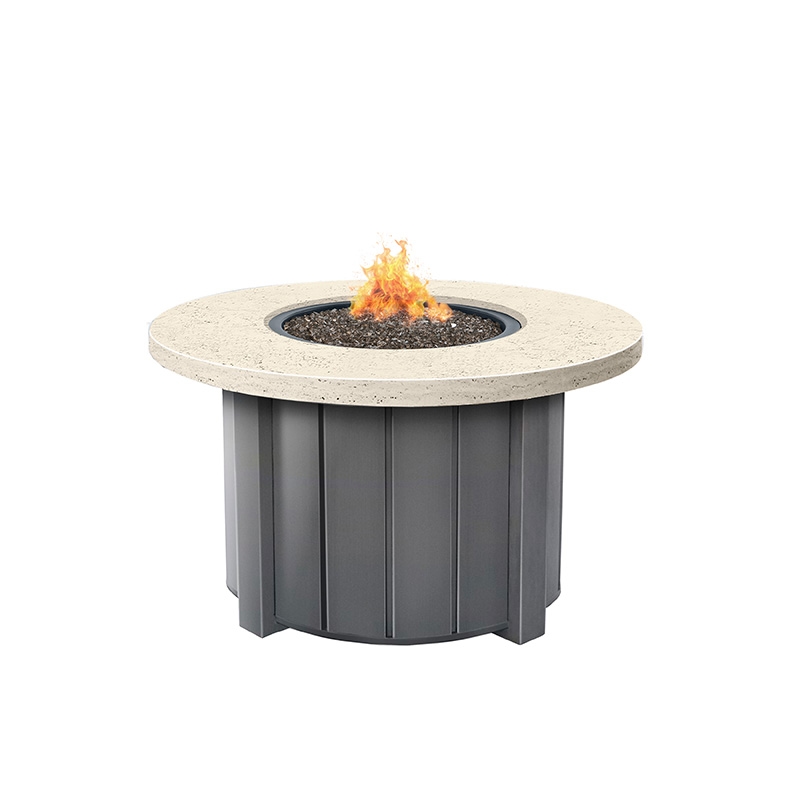 42″ Round Fire Pit Table w/Adj. Flame