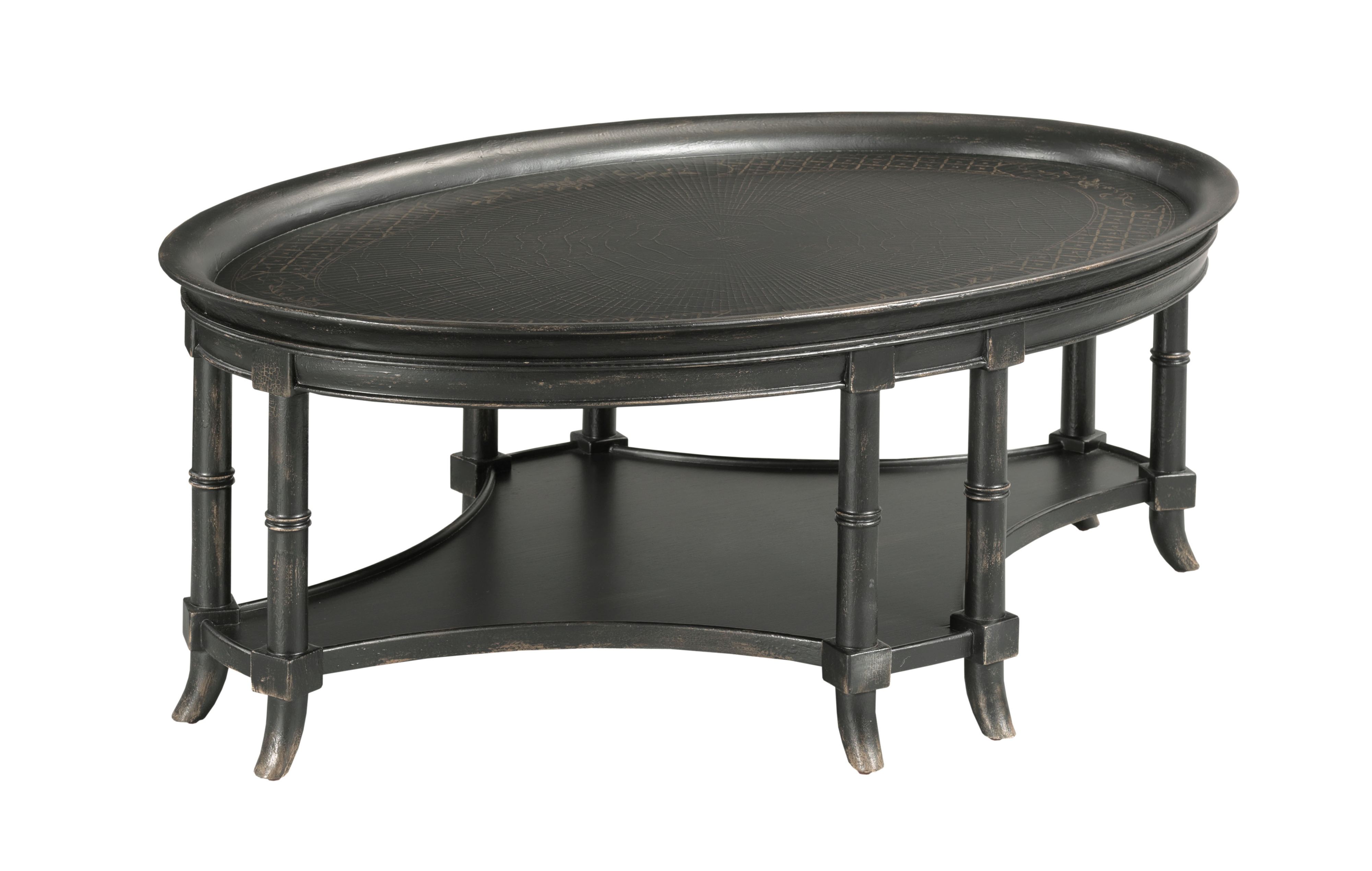 Traditional Oval Coffee Table