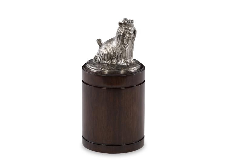 Nickel Yorkie Canister