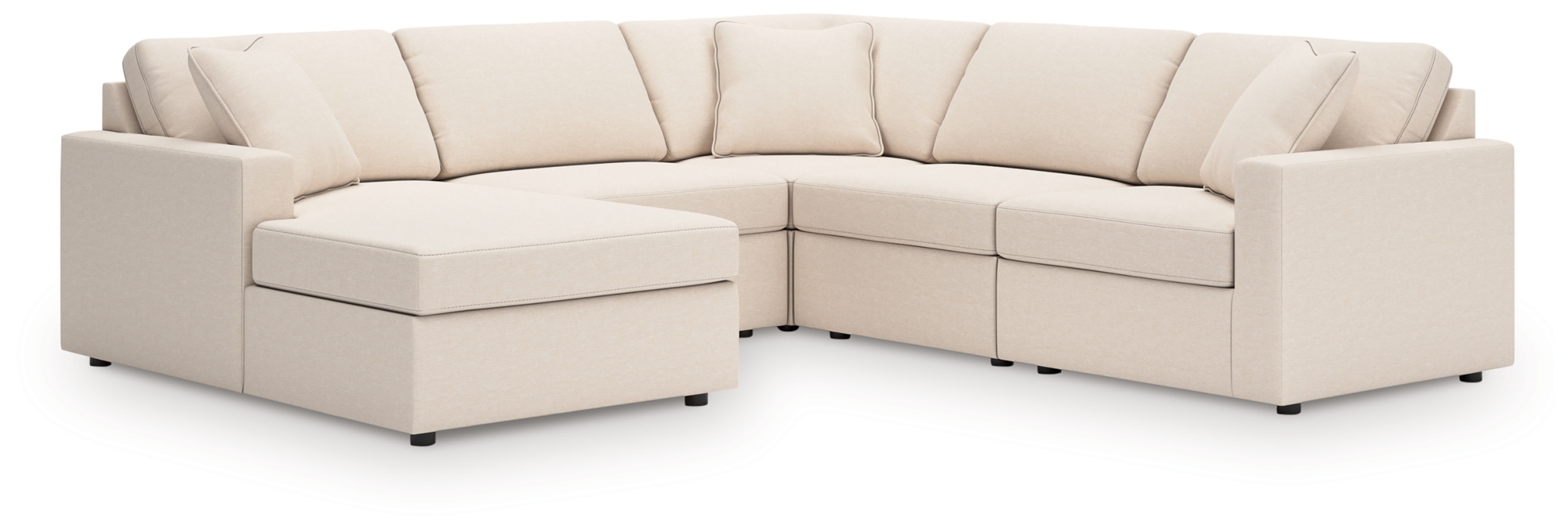 5-Piece Sectional With Chaise